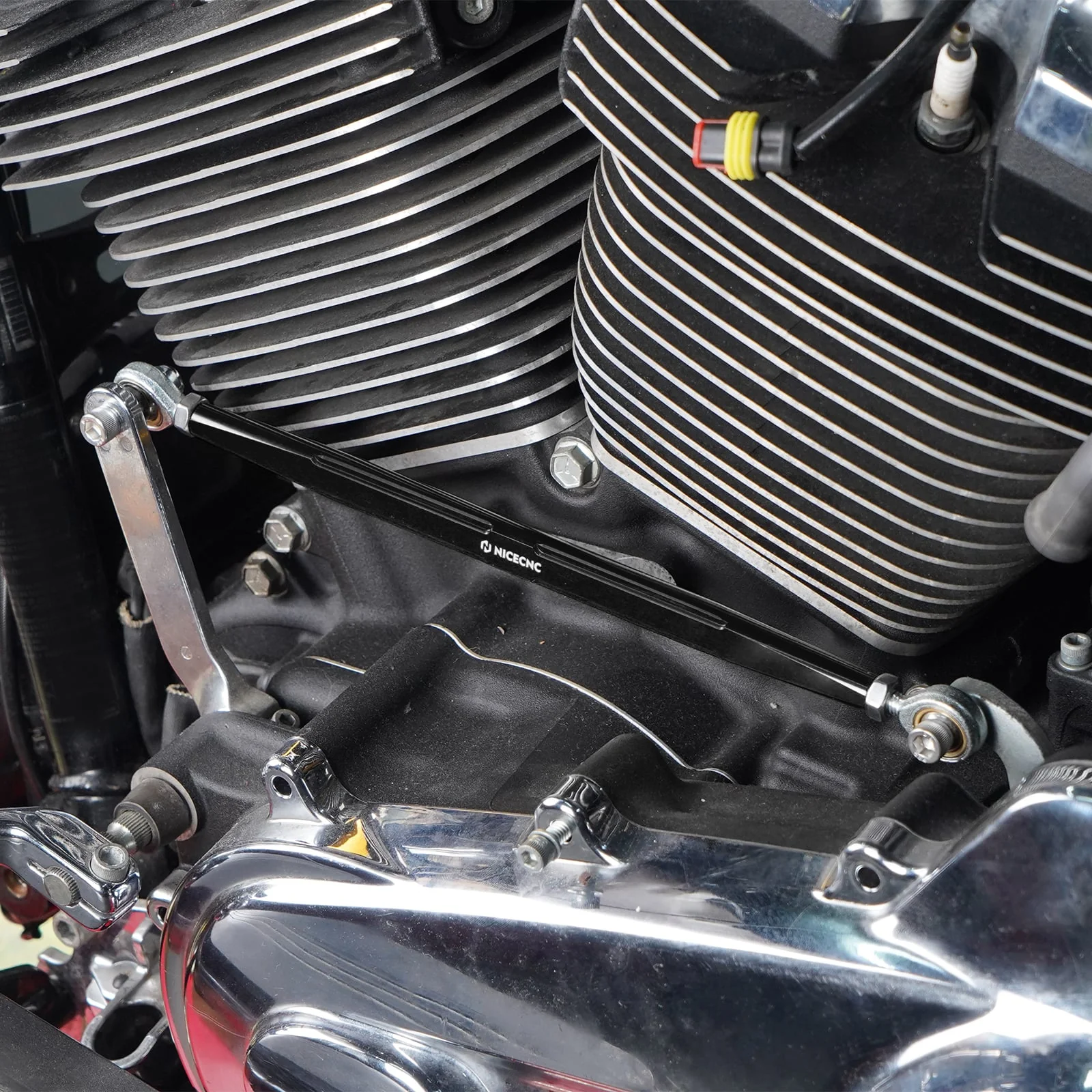 Transmission Inner Shifter Lever Arm Linkage Rod Kit For Harley Road King Electra Street Glide - Image 4