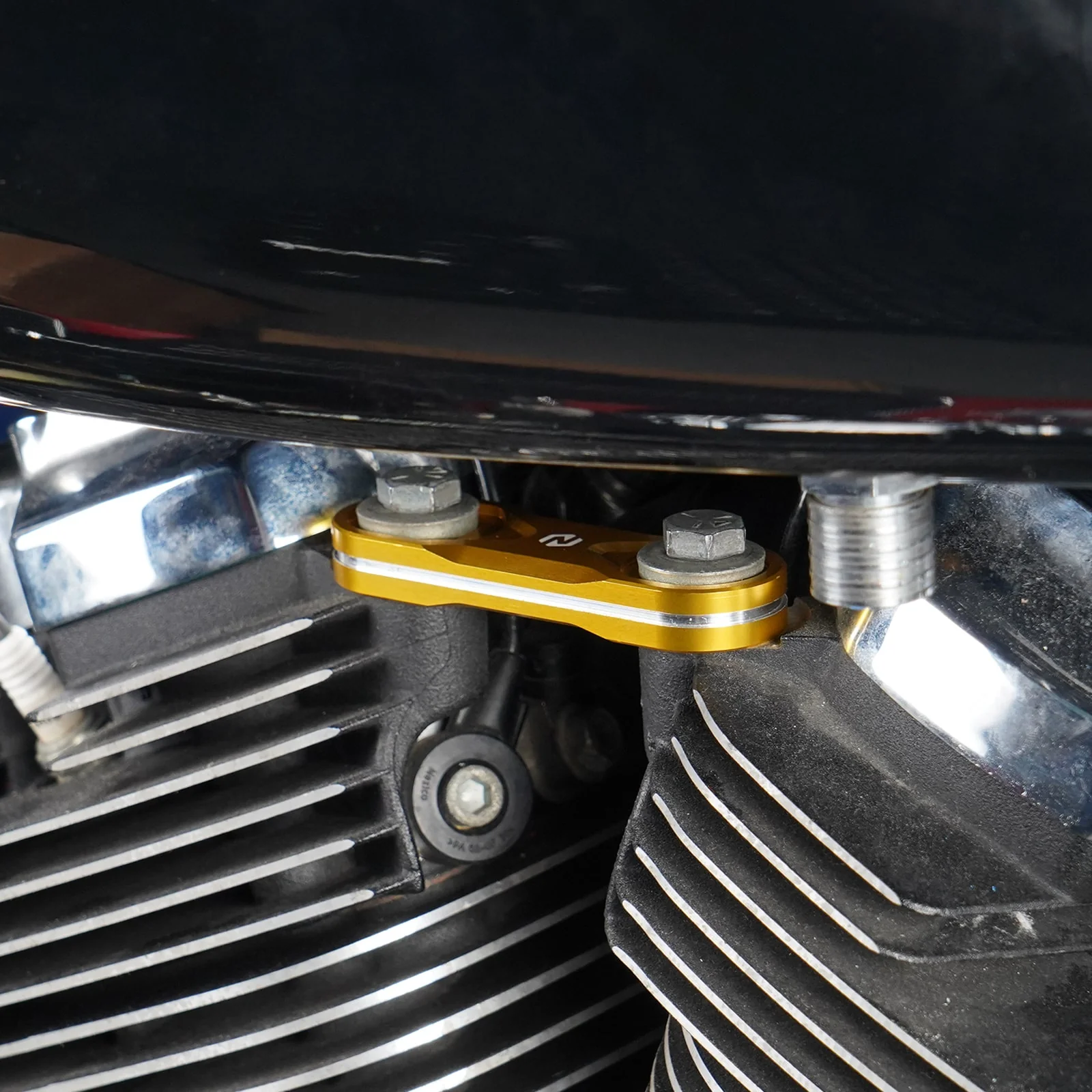M8 Horn Relocation Bracket Plate Delete Kit For Harley Road King Electra Street Glide - Image 14