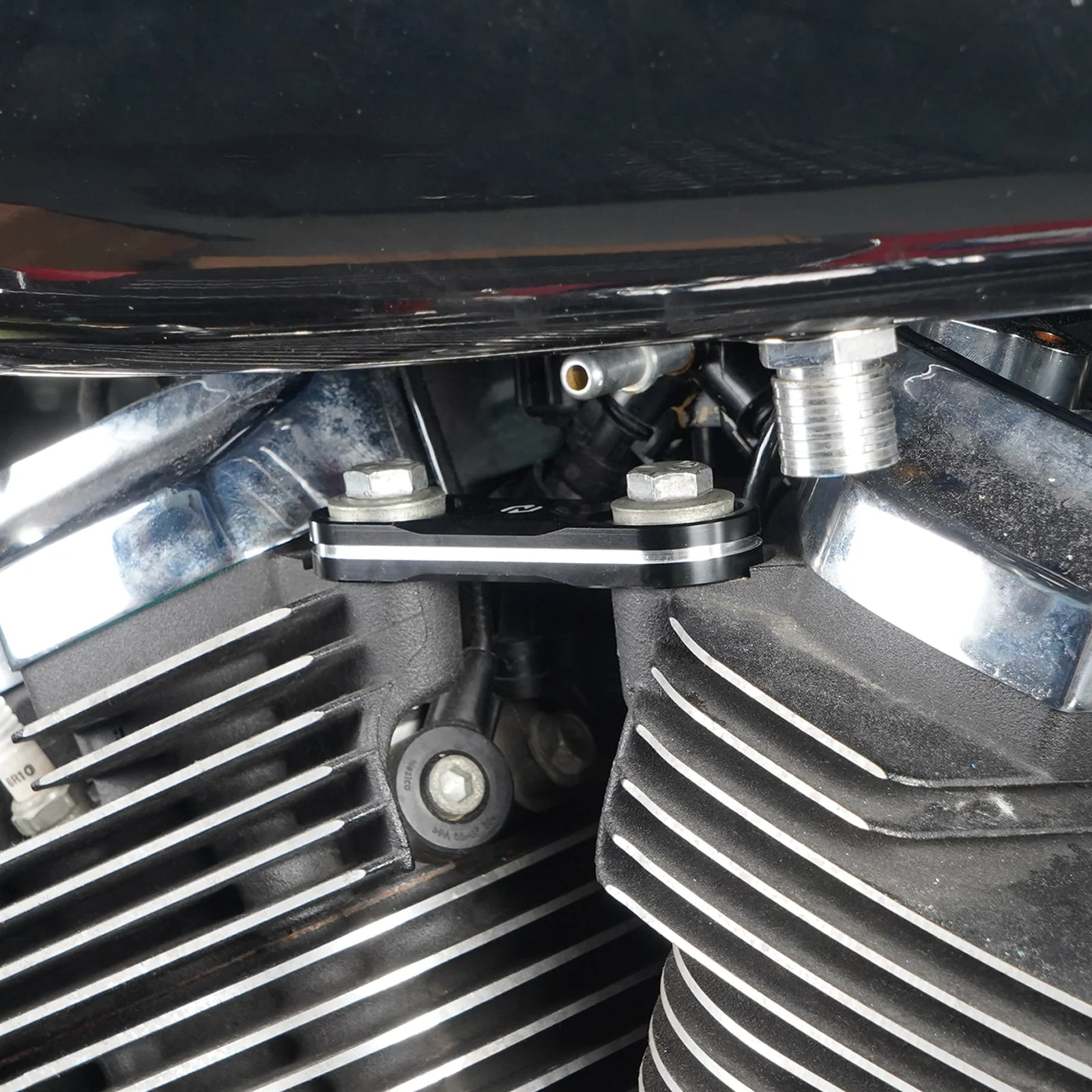 M8 Horn Relocation Bracket Plate Delete Kit For Harley Road King Electra Street Glide - Image 19