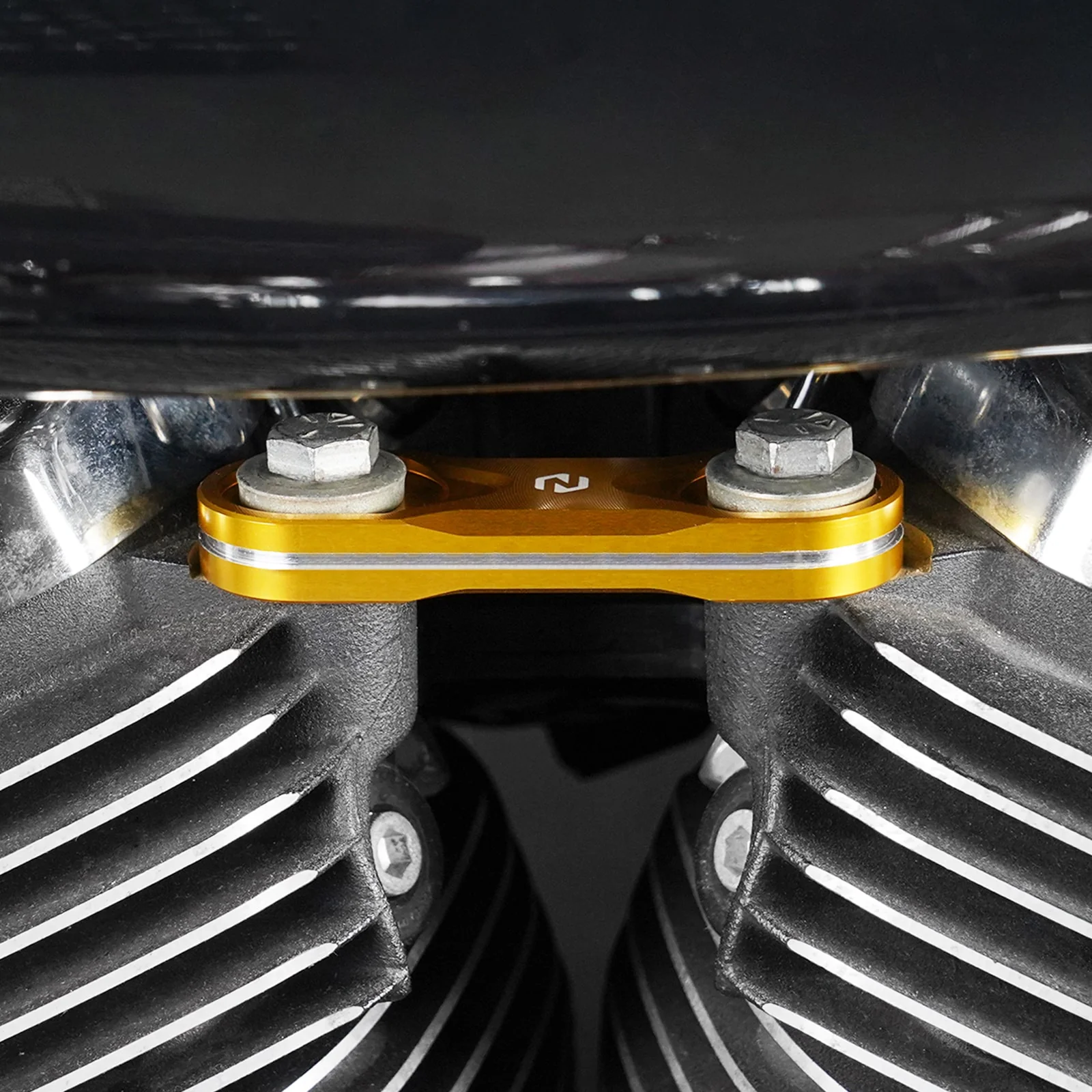 M8 Horn Relocation Bracket Plate Delete Kit For Harley Road King Electra Street Glide - Image 3