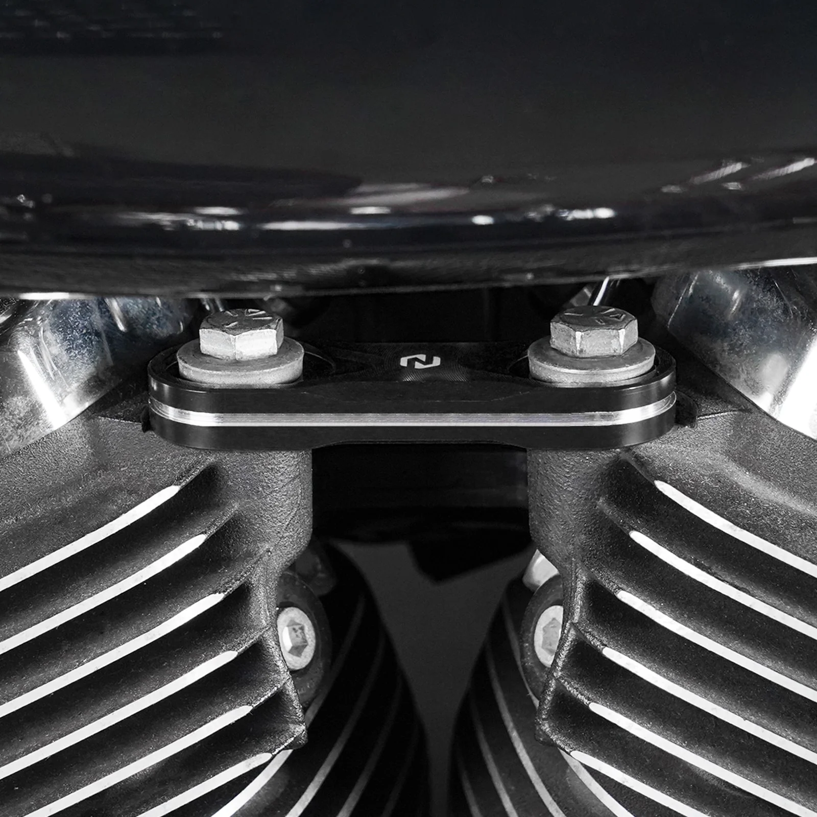 M8 Horn Relocation Bracket Plate Delete Kit For Harley Road King Electra Street Glide - Image 4
