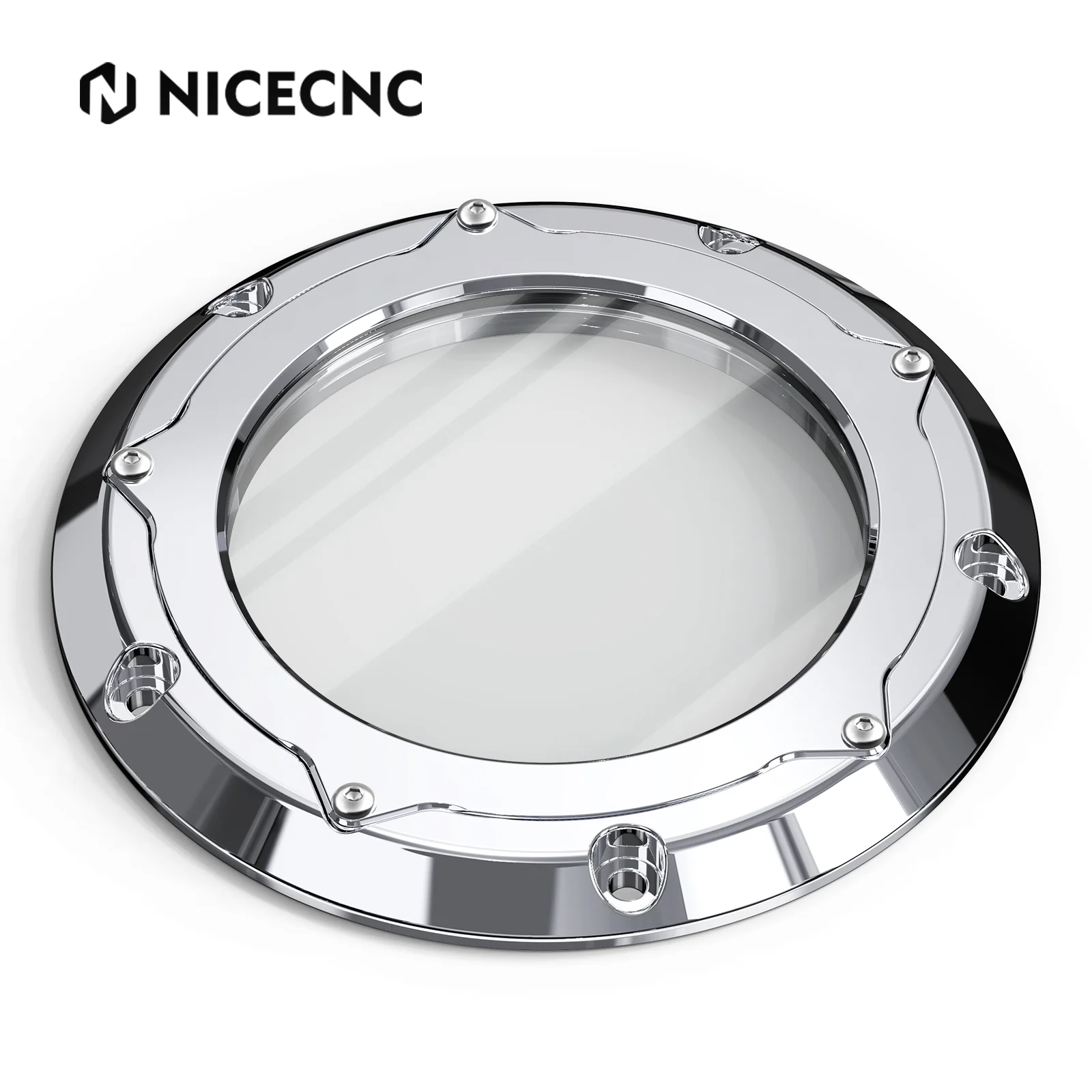 Transparent M8 Primary Derby Clutch Cover For Harley Road King Street Glide Ultra Limited - Image 24