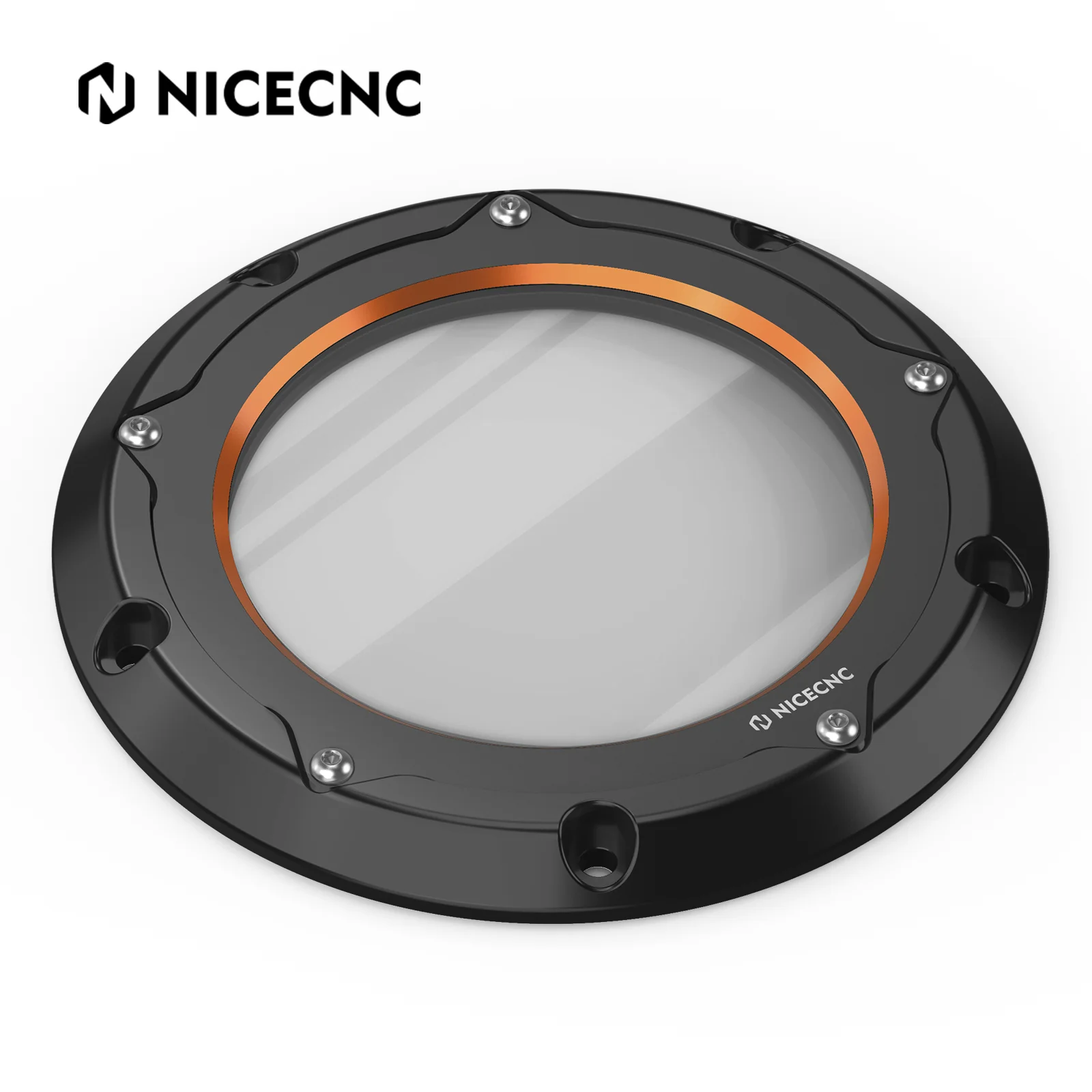 Transparent M8 Primary Derby Clutch Cover For Harley Road King Street Glide Ultra Limited - Image 6