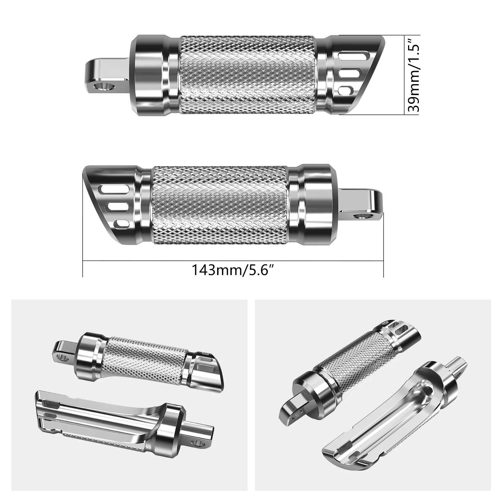 Passenger Footpegs Pedals Footrest For Harley Road King Street Glide Road Glide - Image 20