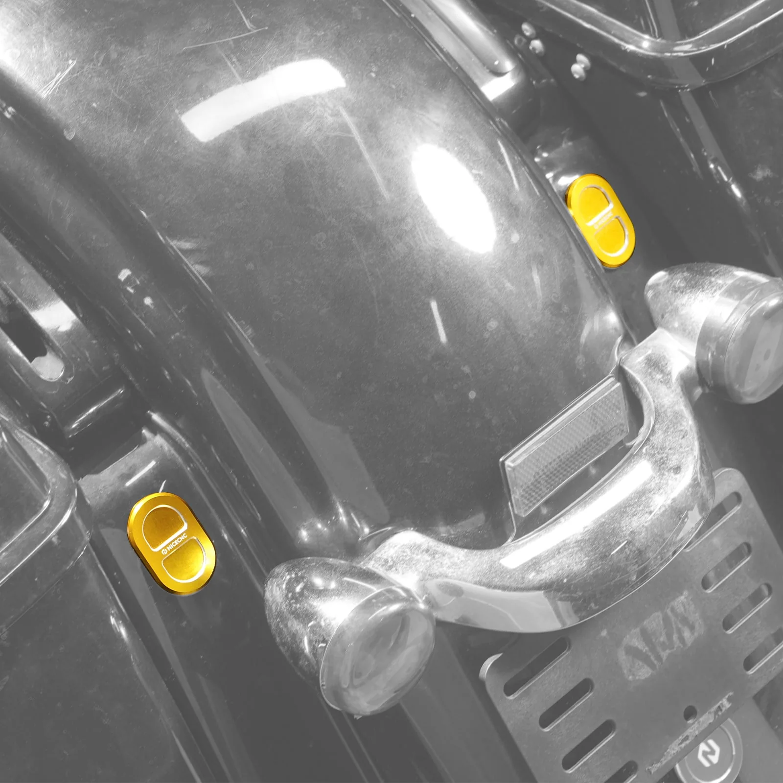 Rear Antenna Hole Plug Filler Covers Kit For Harley Road King Street Glide Road Glide - Image 3