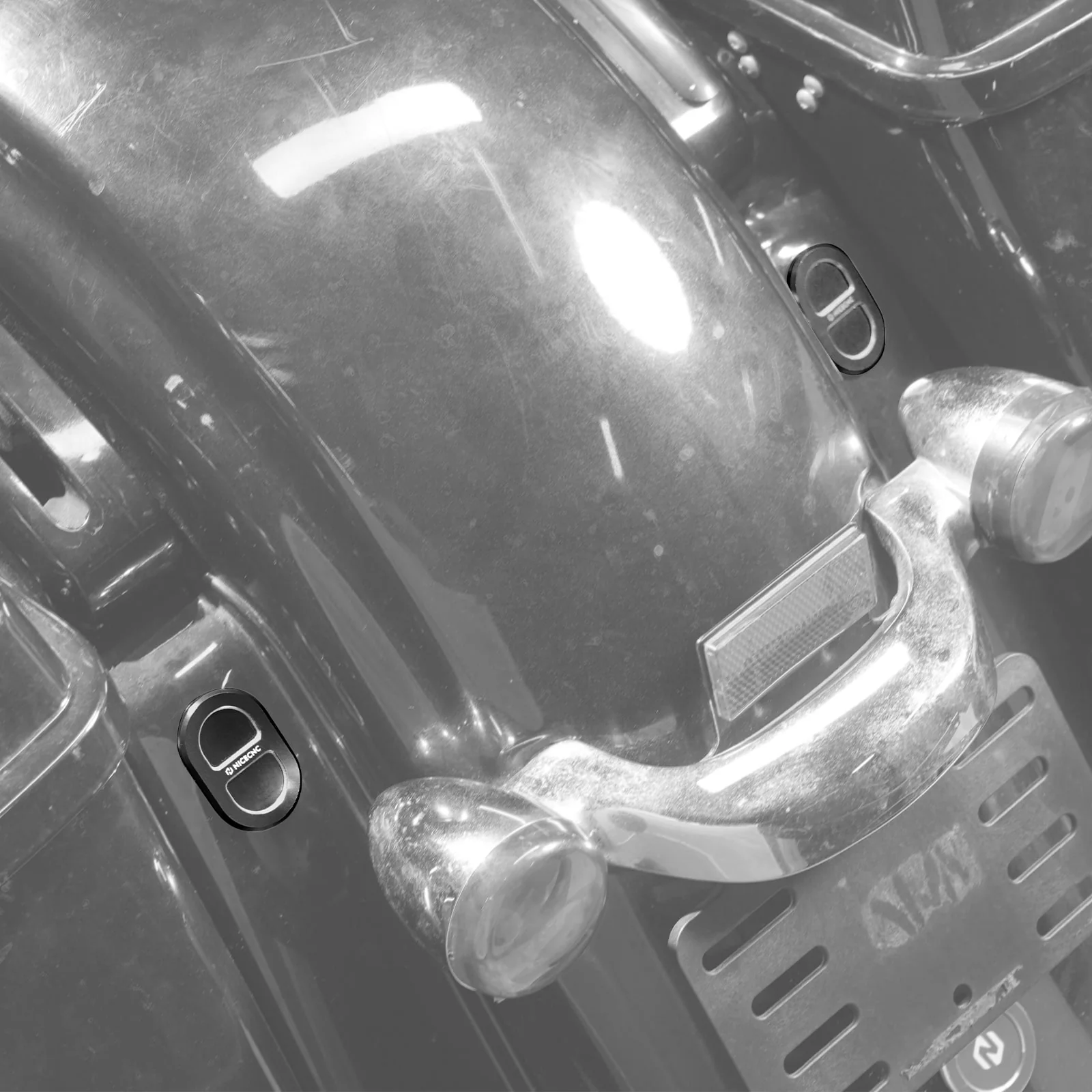 Rear Antenna Hole Plug Filler Covers Kit For Harley Road King Street Glide Road Glide - Image 4