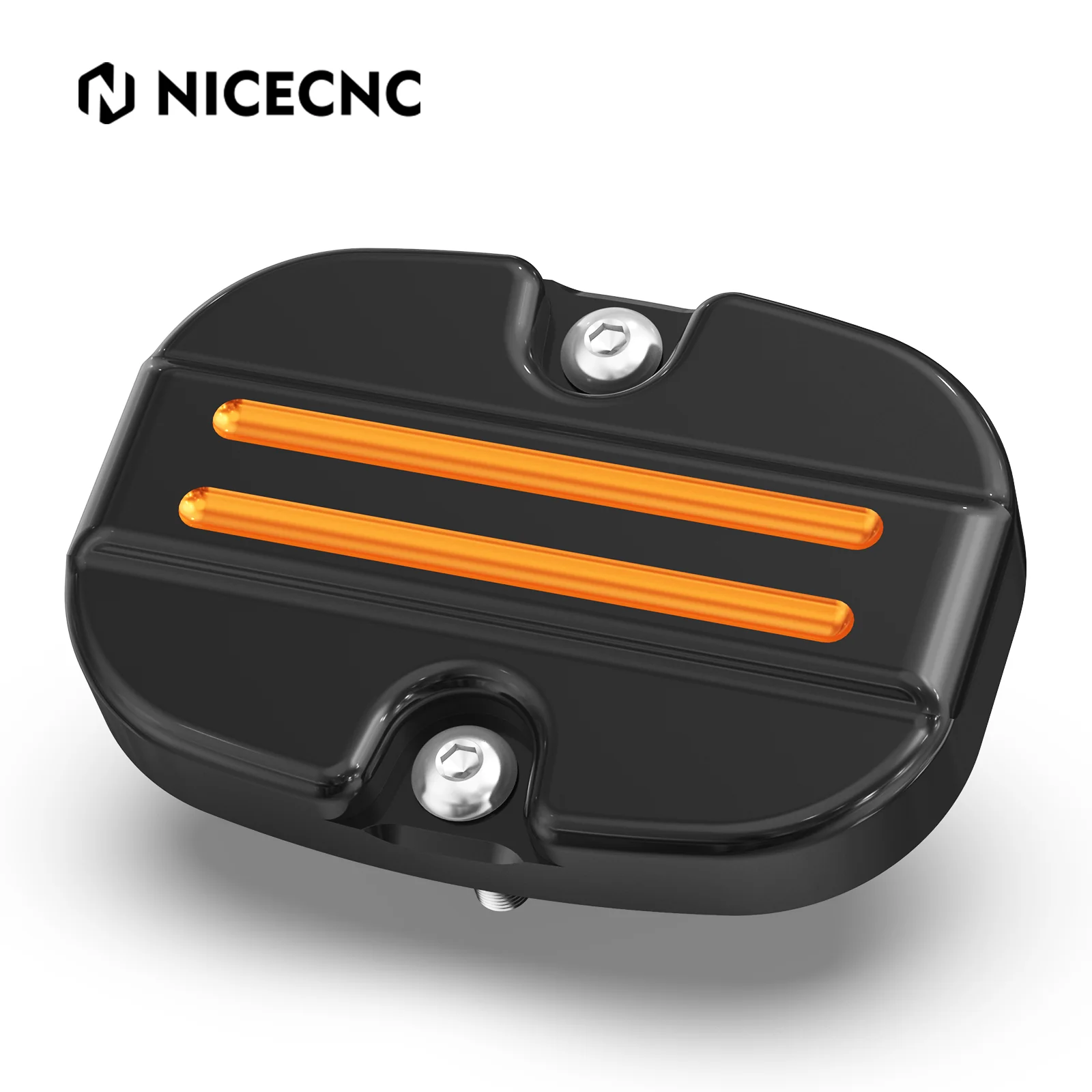 Rear Brake Master Cylinder Cover Cap For Harley Touring Road King Street Glide - Image 5