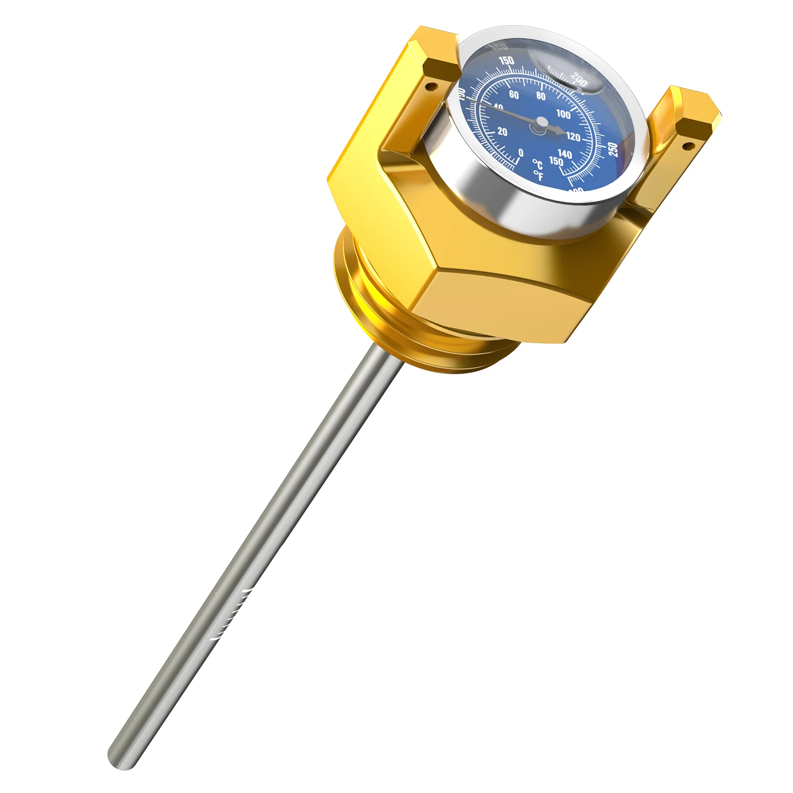 Oil Dipstick w/ Thermometer Temp Gauge For Harley Road King Street Glide Ultra Limited - Image 10