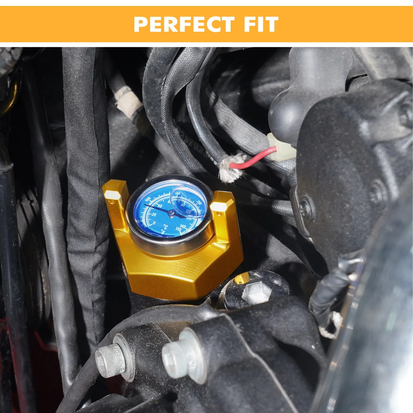 Oil Dipstick w/ Thermometer Temp Gauge For Harley Road King Street Glide Ultra Limited - Image 3