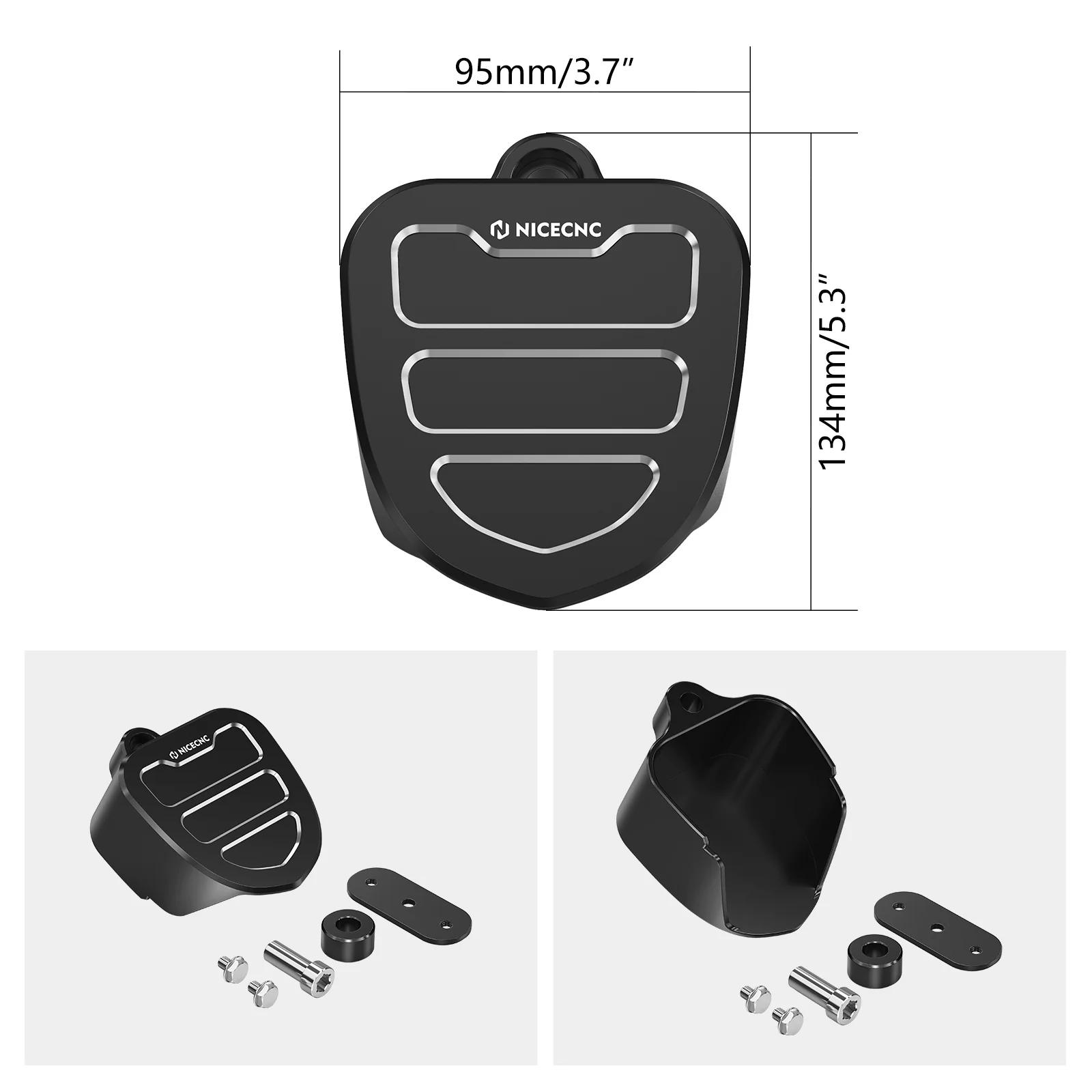 Horn Decorative Trim Cover Kit For Harley Road King Electra Street Glide Ultra Limited - Image 14