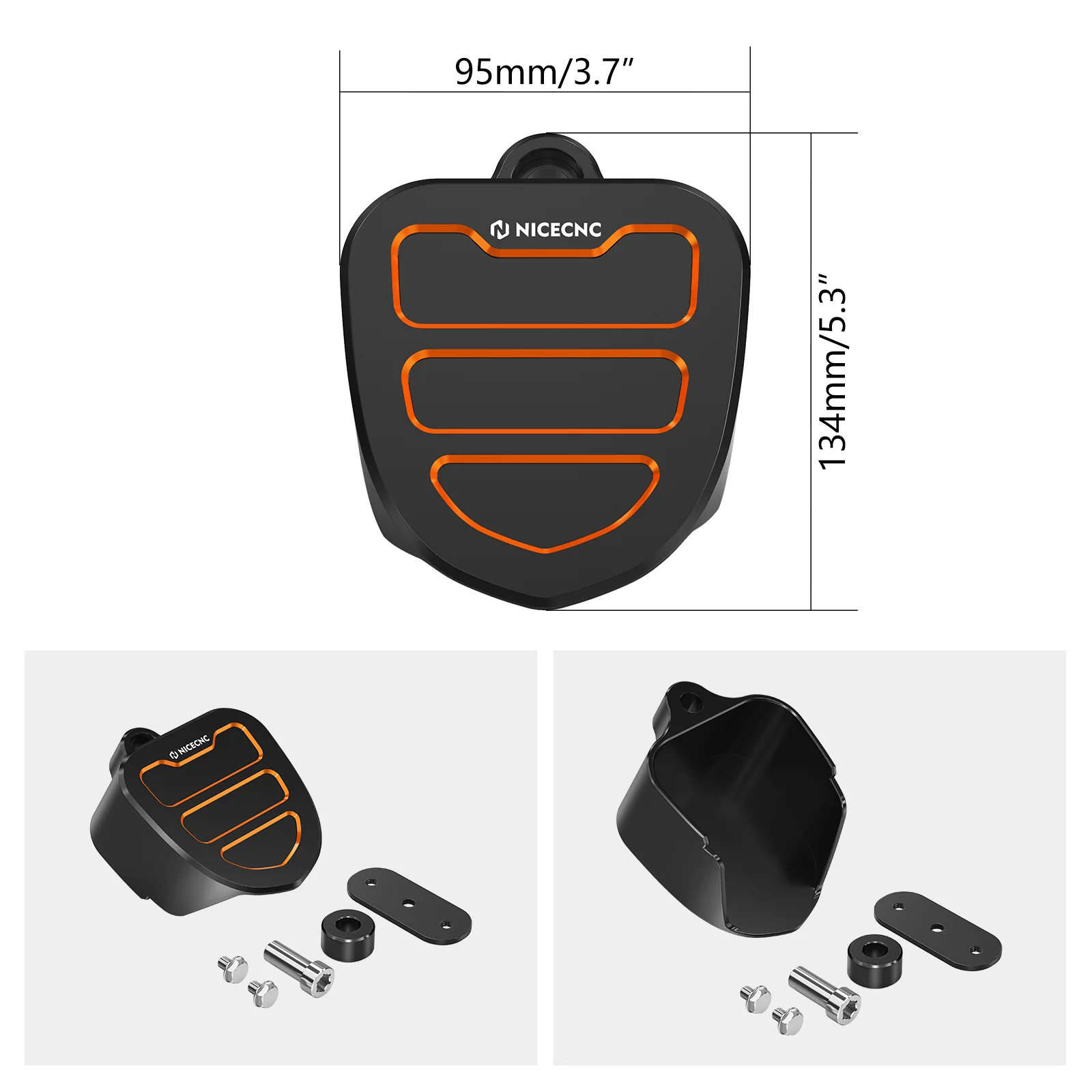 Horn Decorative Trim Cover Kit For Harley Road King Electra Street Glide Ultra Limited - Image 6