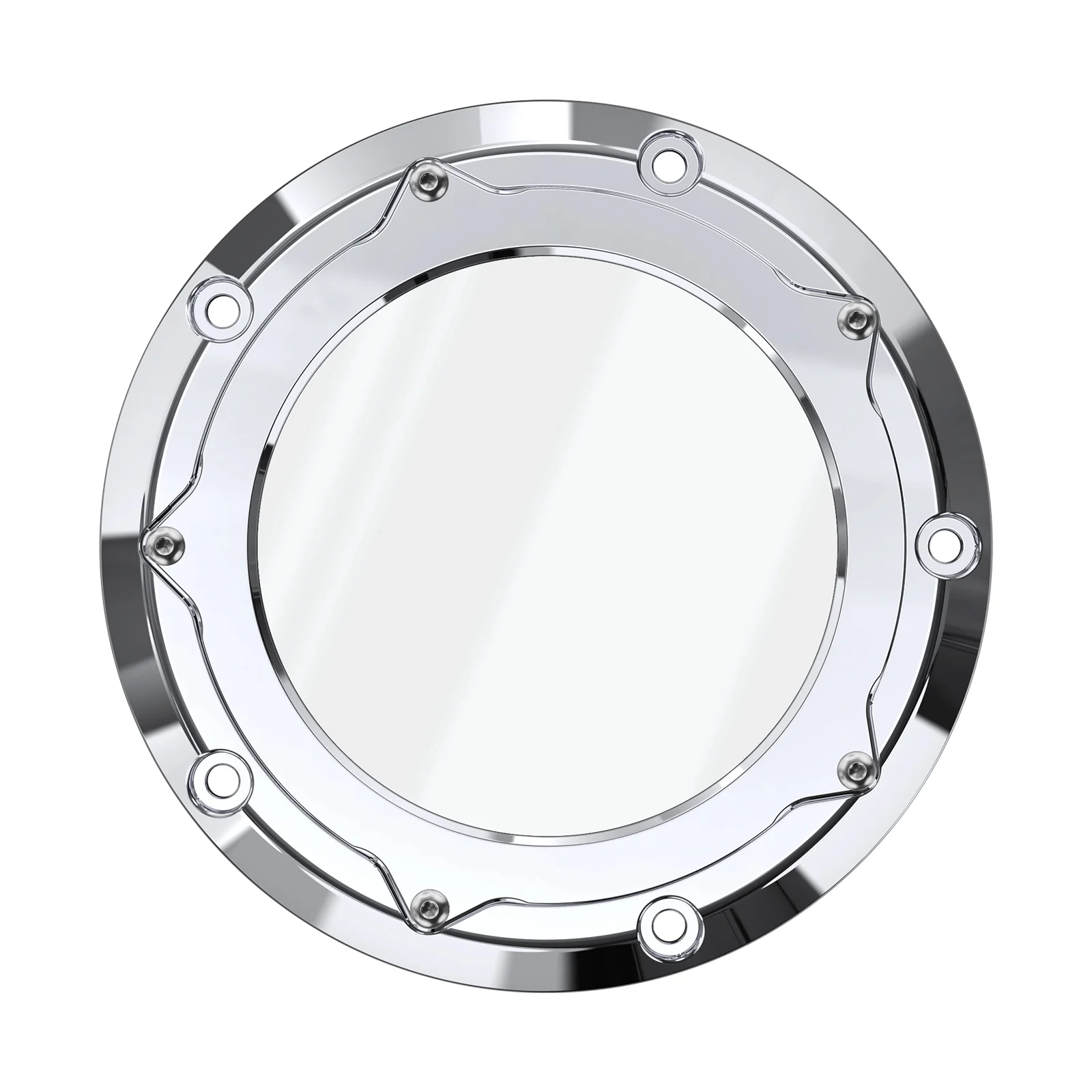 Chrome Clear M8 Primary Derby Clutch Cover For Harley Electra Road Street Glide - Image 7