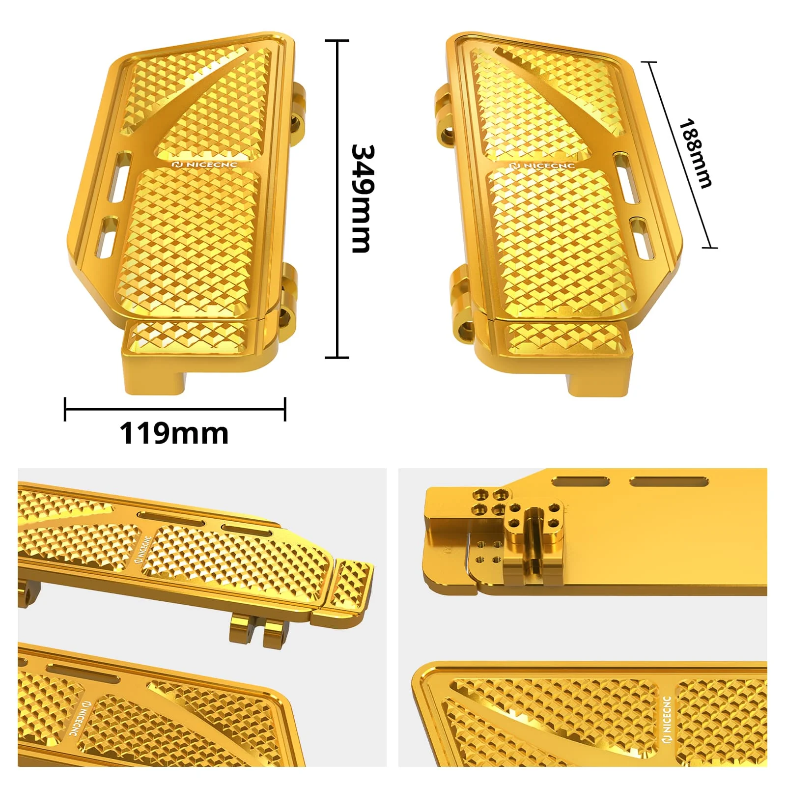 Rider Foot Floorboards Inserts For Harley Softail Deluxe Fat Boy Heritage Classic - Image 13
