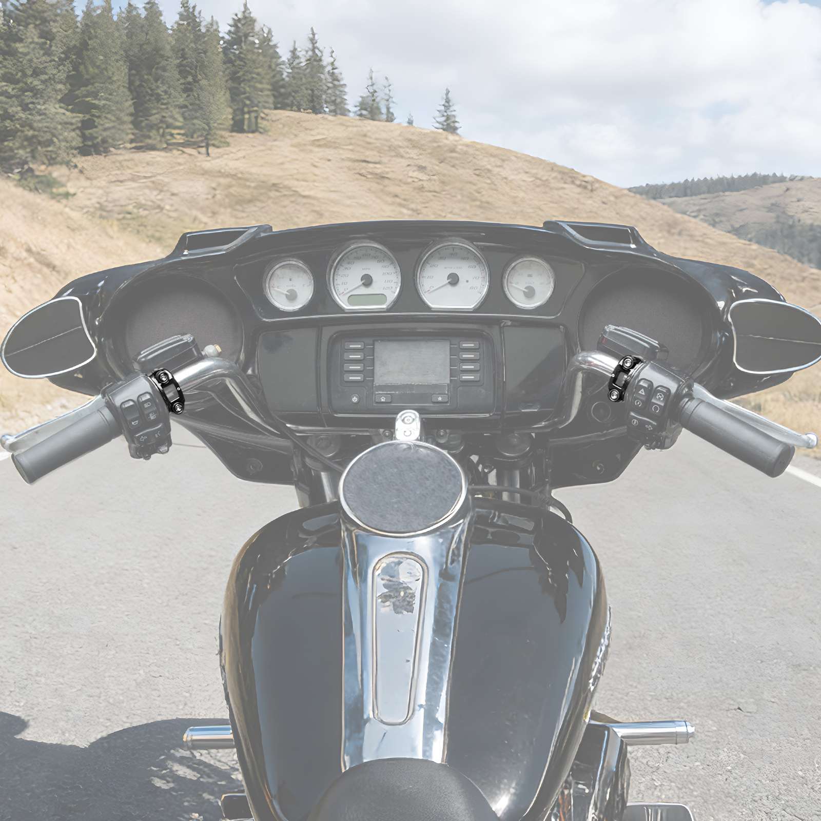 Brake Clutch Lever Perch Half Clamp Kit For Harley Softail Custom Slim Deluxe Standard - Image 19