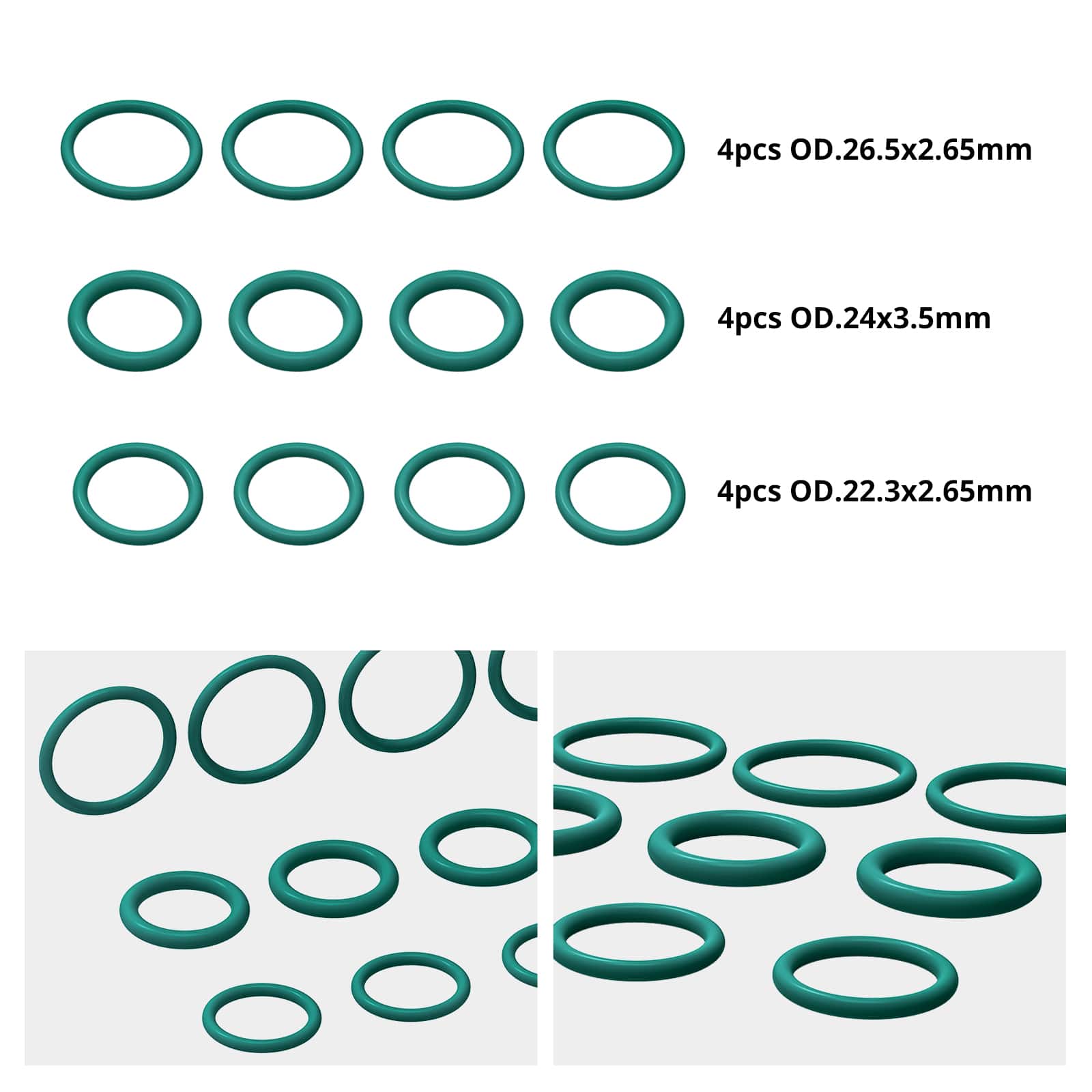Pushrod Tube O-rings Sealing Kit For Harley Softail Deluxe Fat Boy Heritage Classic 107 114 - Image 5