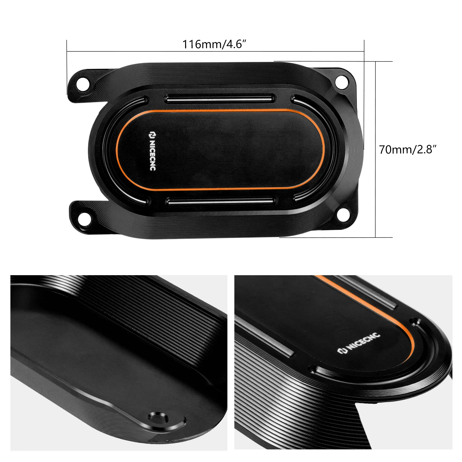 M8 Throttle Body Cap Side Cover Heat Shield For Harley Road King Electra Street Glide - Image 6