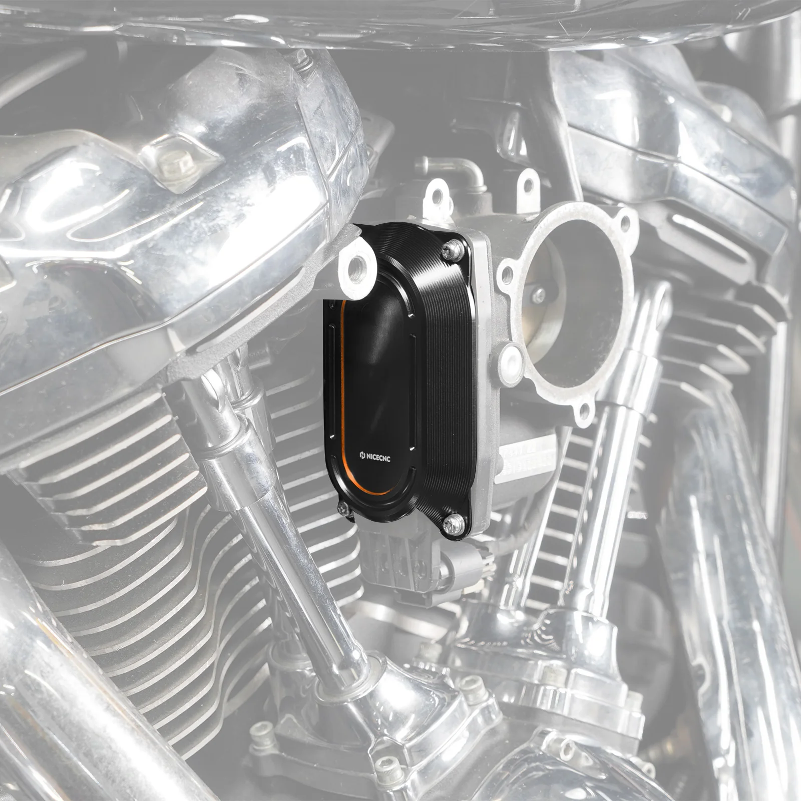 M8 Throttle Body Cap Side Cover Heat Shield For Harley Road King Electra Street Glide - Image 8