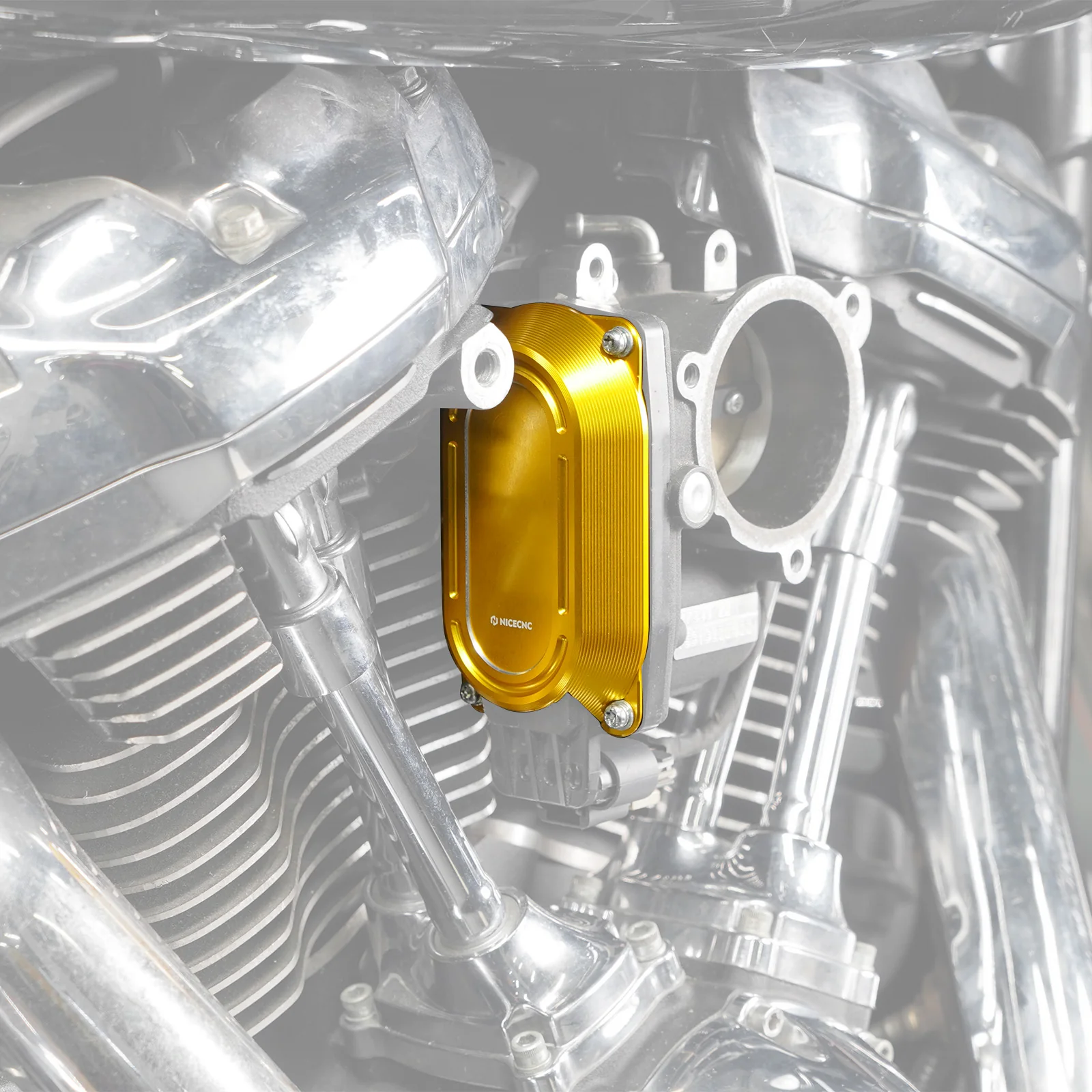 M8 Throttle Body Cap Side Cover Heat Shield For Harley Road King Electra Street Glide - Image 23