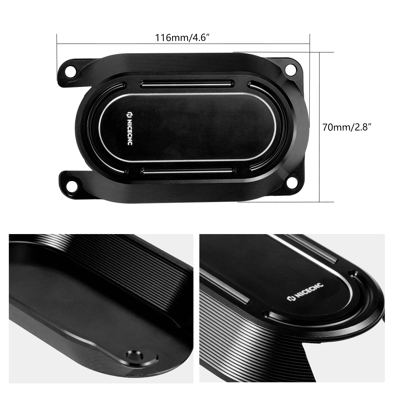 M8 Throttle Body Cap Side Cover Heat Shield For Harley Road King Electra Street Glide - Image 14