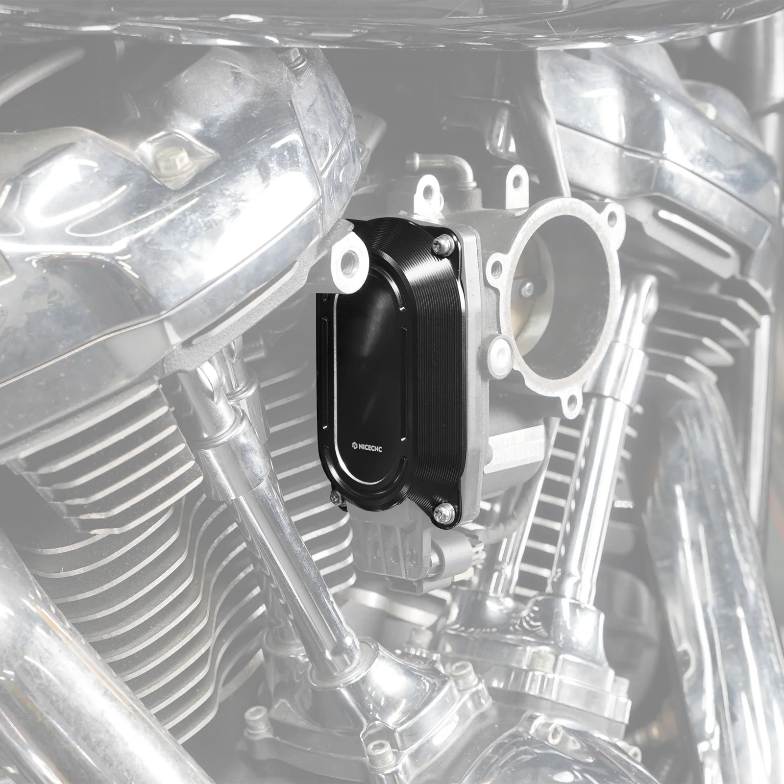 M8 Throttle Body Cap Side Cover Heat Shield For Harley Road King Electra Street Glide - Image 16