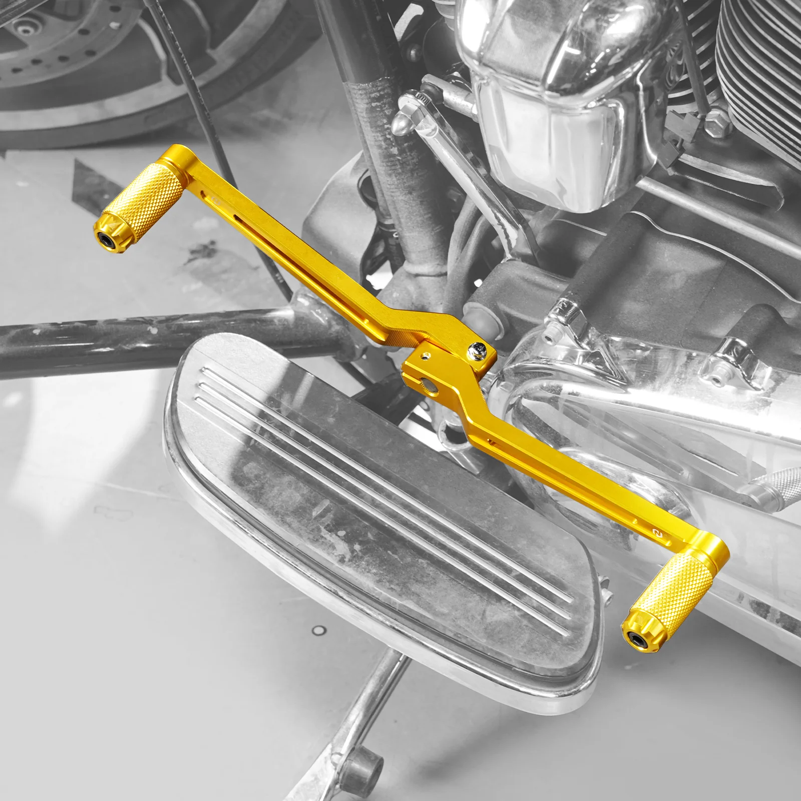 Extended Longer Heel Toe Shifter Levers For Harley Road King Electra Street Glide - Image 4