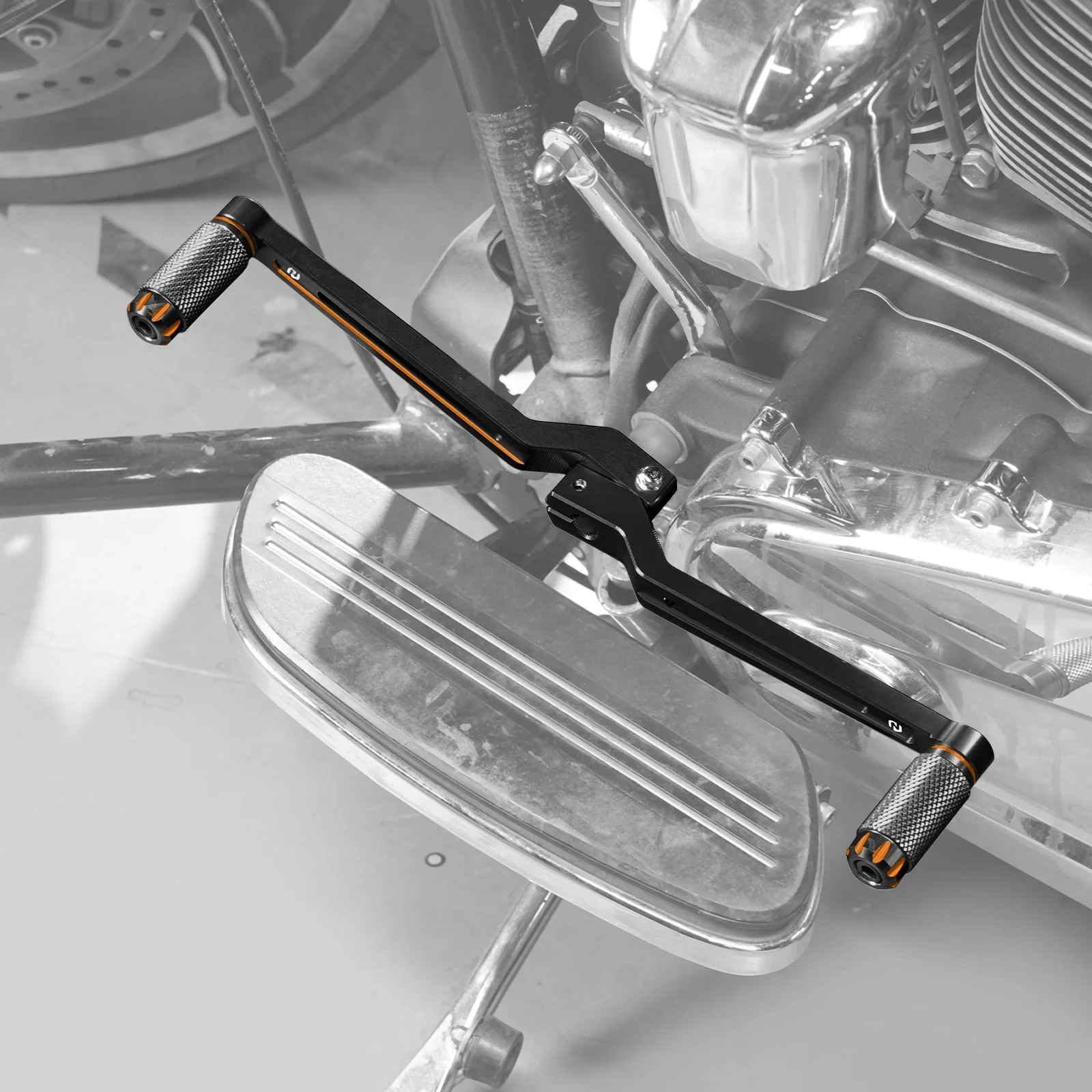 Extended Longer Heel Toe Shifter Levers For Harley Road King Electra Street Glide - Image 2
