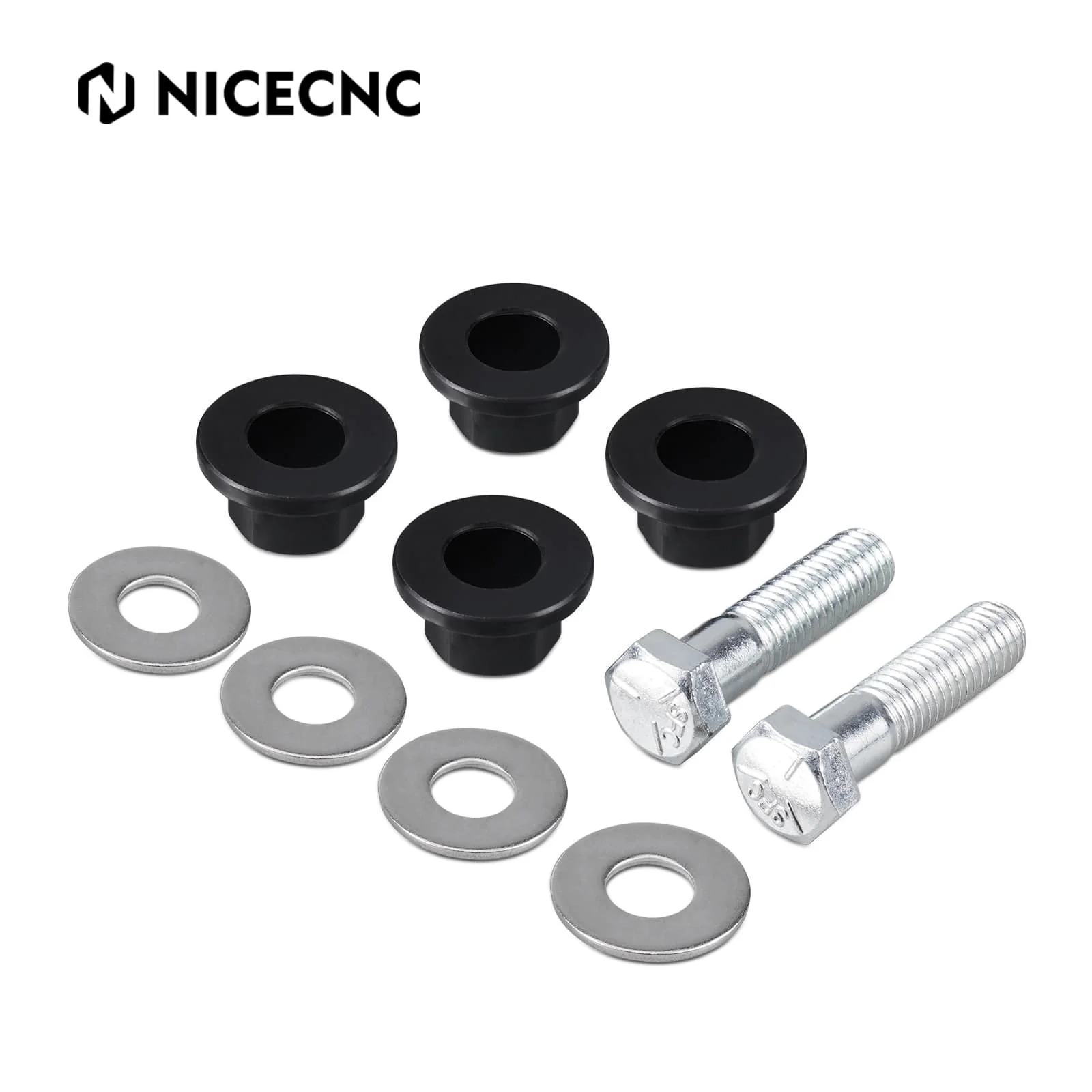Handlebar Riser Mount PU Bushings Bolts For Harley Road King Street Glide - Image 4