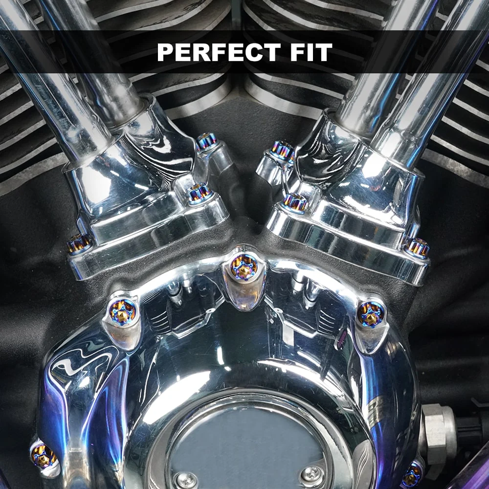 Cam Cover Screws Bolts For Harley Softail Standard Fat Boy Street Bob Low Rider Heritage - Image 2