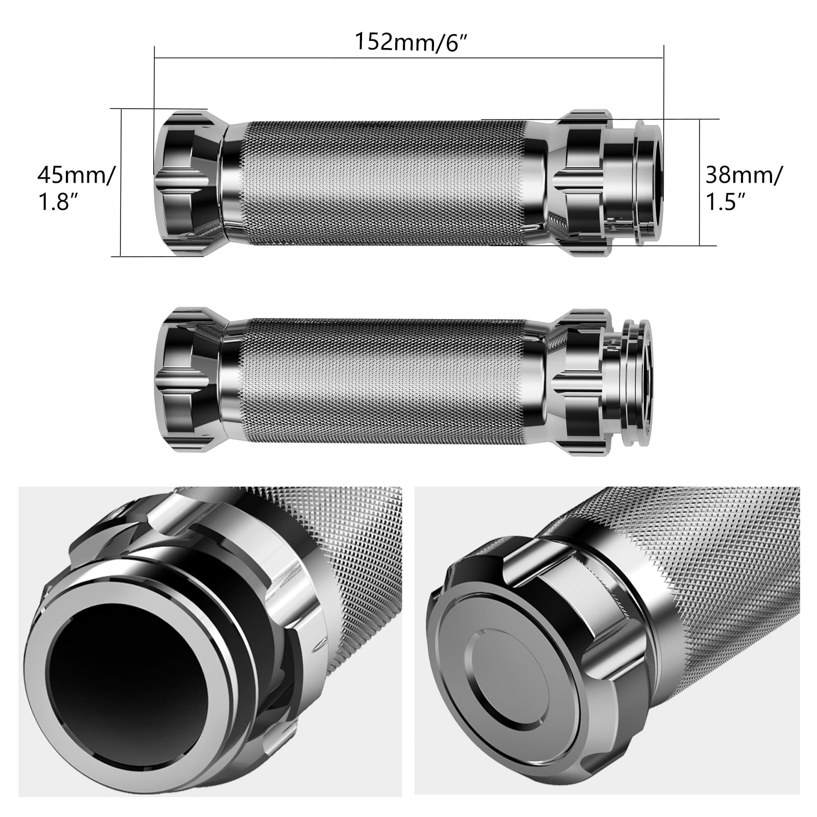 Handle Bar Grips For Harley Road King Tri Electra Street Glide Ultra Limited Freewheeler - Image 22