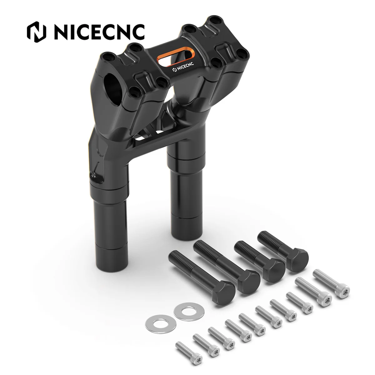 Kickback 1-1/8" Handlebar Riser Kit For Harley Road King Tri Electra Glide Freewheeler - Image 5