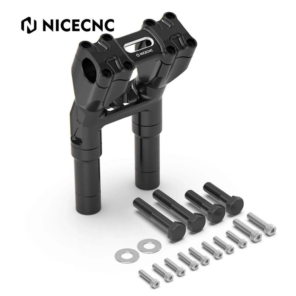 Kickback 1-1/8" Handlebar Riser Kit For Harley Road King Tri Electra Glide Freewheeler - Image 20