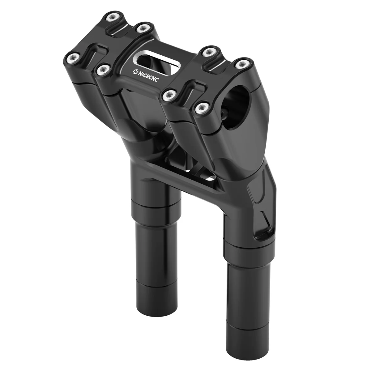 Kickback 1-1/8" Handlebar Riser Kit For Harley Road King Tri Electra Glide Freewheeler - Image 25