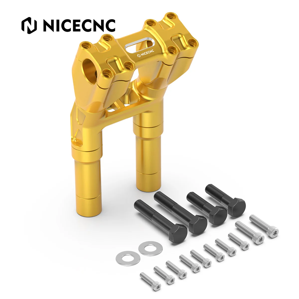 Kickback 1-1/8" Handlebar Riser Kit For Harley Road King Tri Electra Glide Freewheeler - Image 13