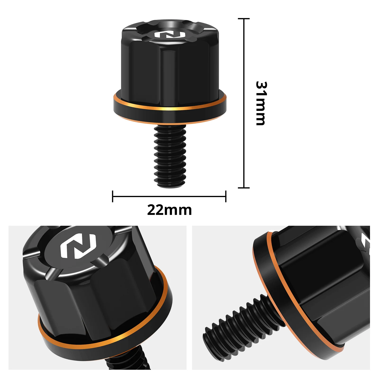 Rear Seat Mounting Bolt Screw For Harley Road King Electra Street Glide - Image 6
