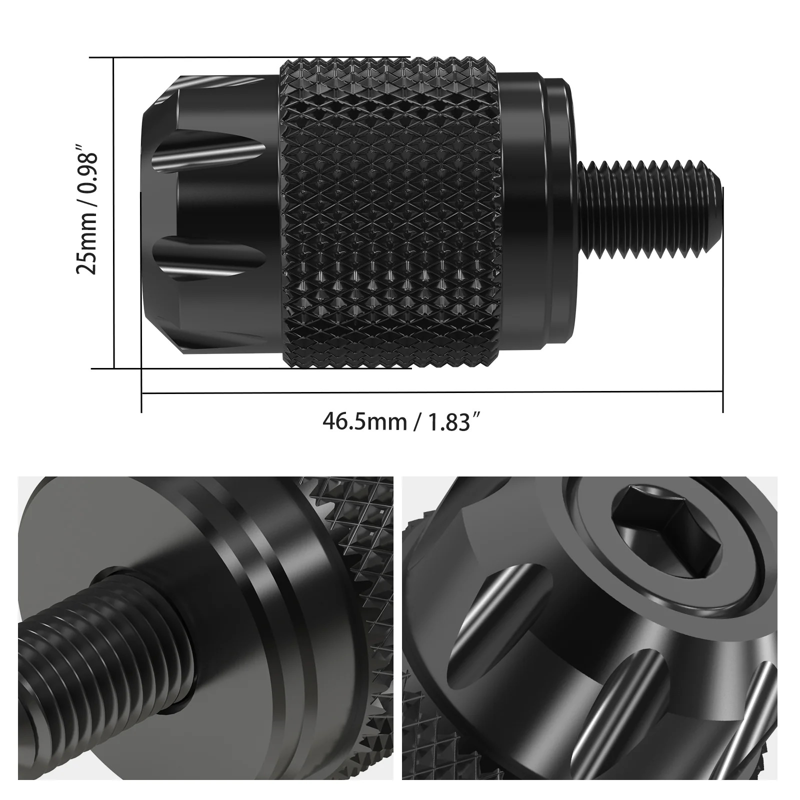 Short Shifter Peg Tip Pad For Harley Dyna Low Rider Street Bob Super Glide Fat Bob - Image 10