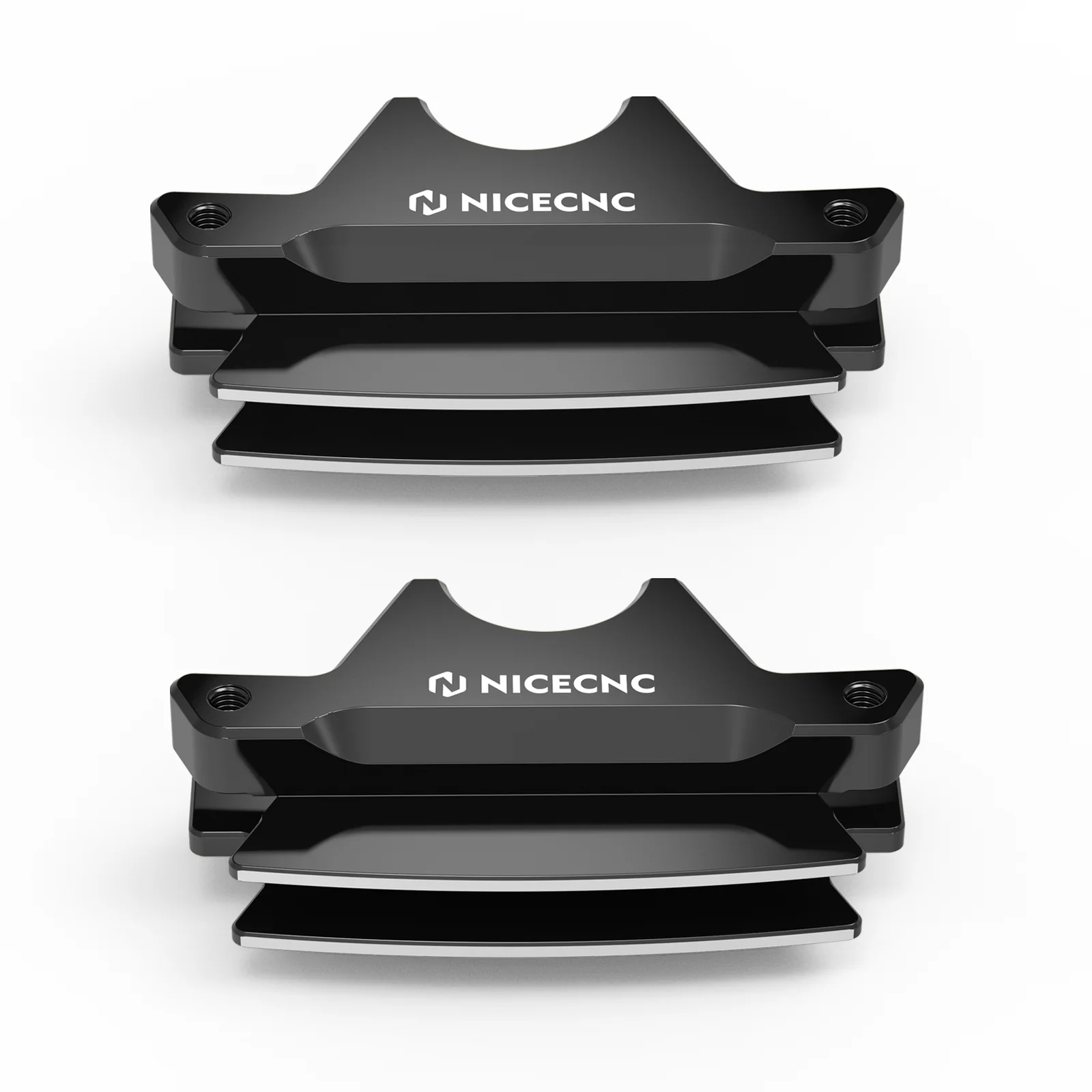 M8 Engine Finned Spark Plug Head Bolt Covers For Harley Road King Electra Street Glide - Image 8