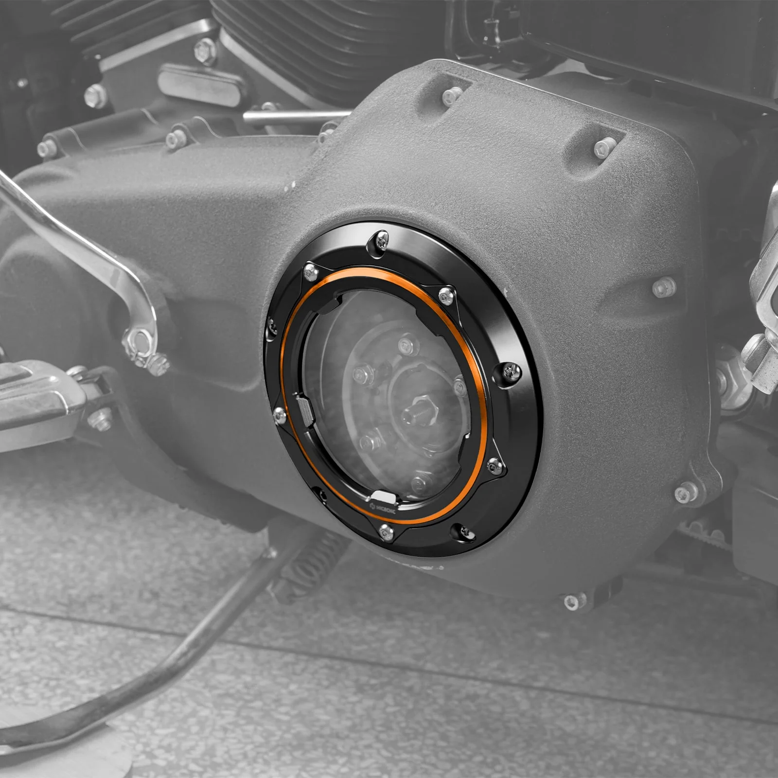 Transparent V Twin Cam Derby Clutch Cover For Harley Road King 99-14 Street Glide 06-15 - Image 10