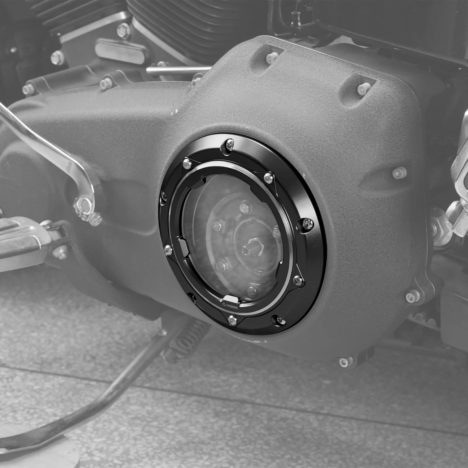 Transparent V Twin Cam Derby Clutch Cover For Harley Road King 99-14 Street Glide 06-15 - Image 26