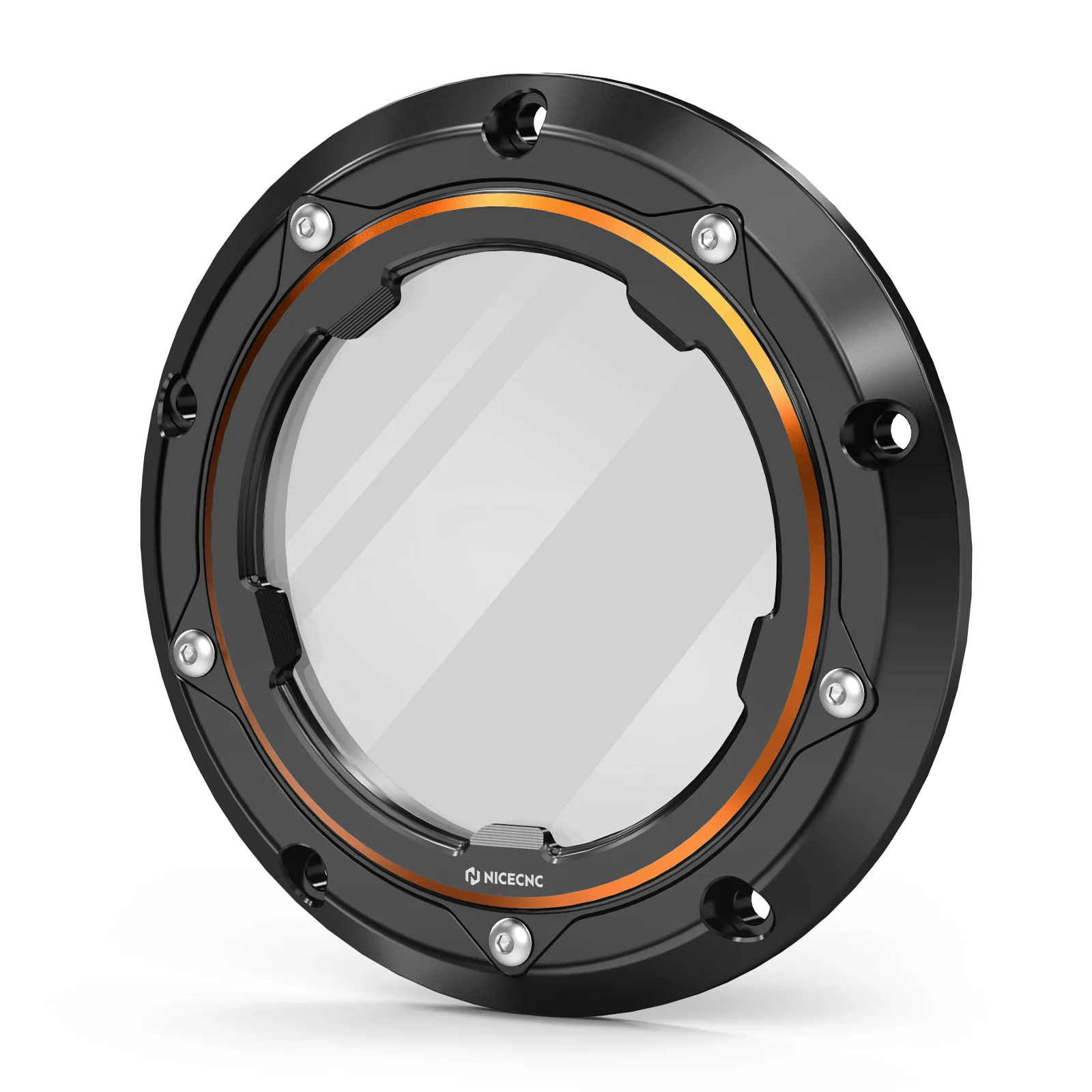 Transparent V Twin Cam Derby Clutch Cover For Harley Road King 99-14 Street Glide 06-15 - Image 5