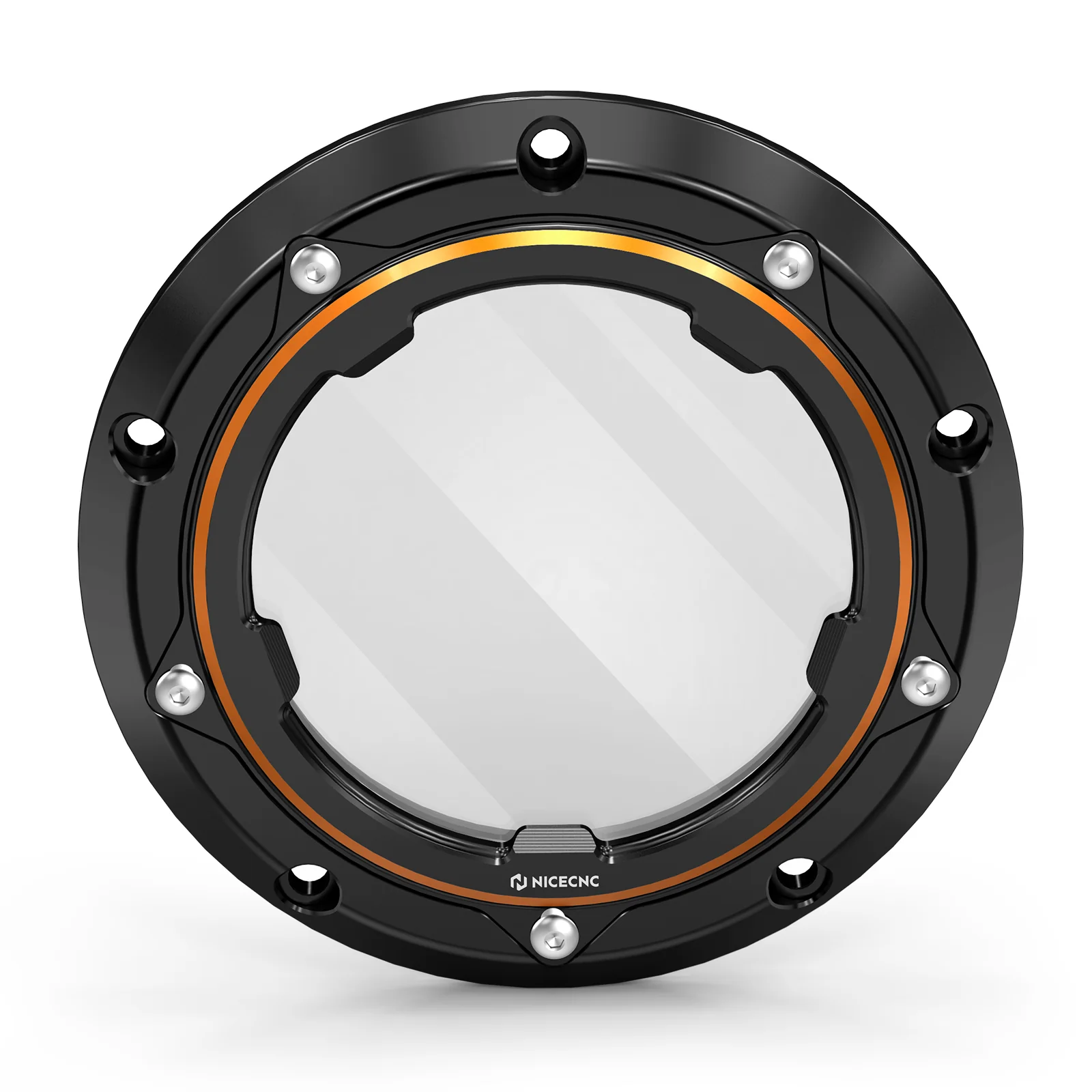 Transparent V Twin Cam Derby Clutch Cover For Harley Road King 99-14 Street Glide 06-15 - Image 7
