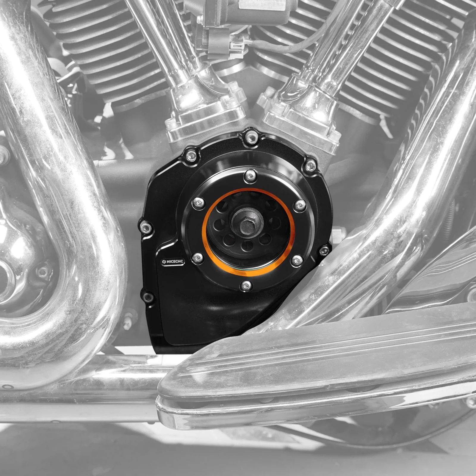 Transparent M8 Camshaft Cam Shaft Cover For Harley Road King Electra Street Glide - Image 7