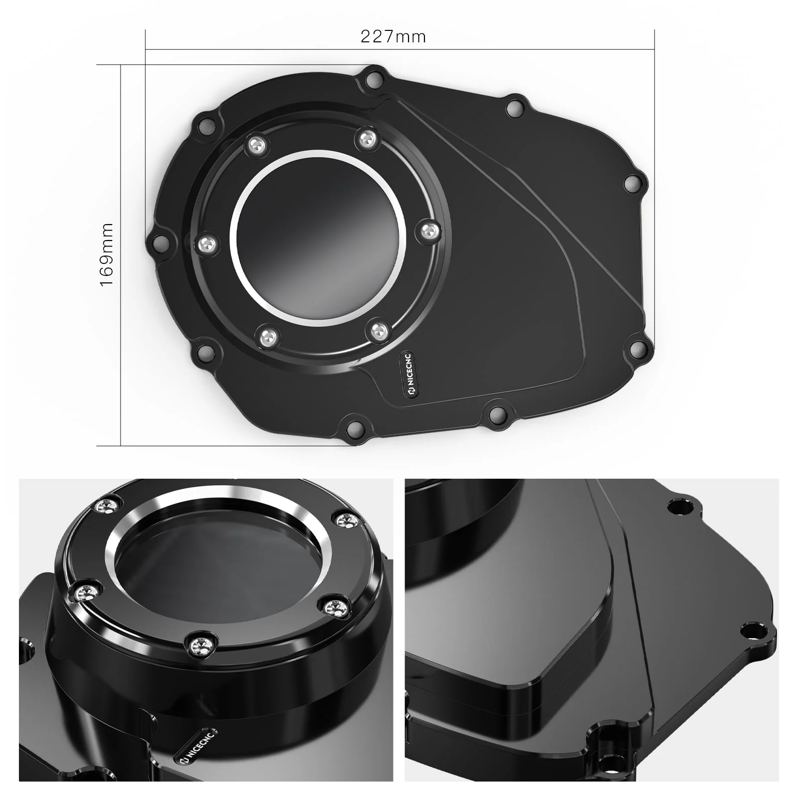 Transparent M8 Camshaft Cam Shaft Cover For Harley Road King Electra Street Glide - Image 20