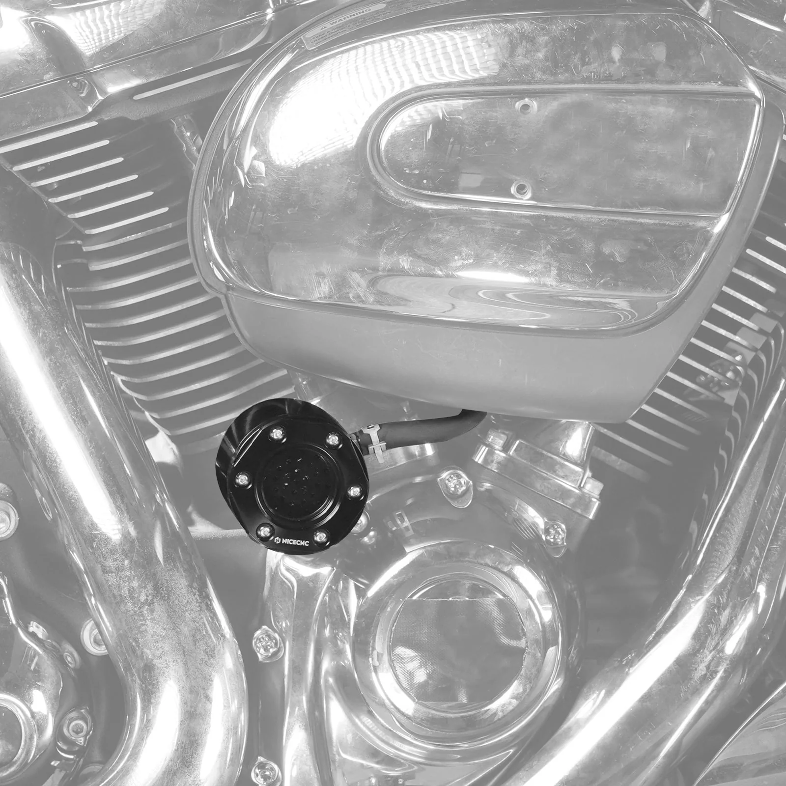 M8 Engine External Breather Kit For Harley Road King Electra Street Glide CVO Road Glide - Image 3