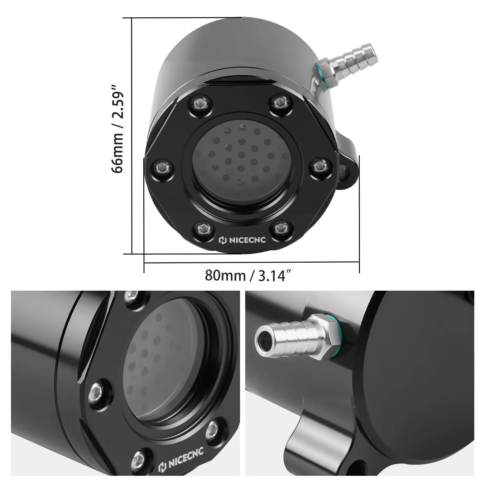 M8 Engine External Breather Kit For Harley Road King Electra Street Glide CVO Road Glide - Image 4