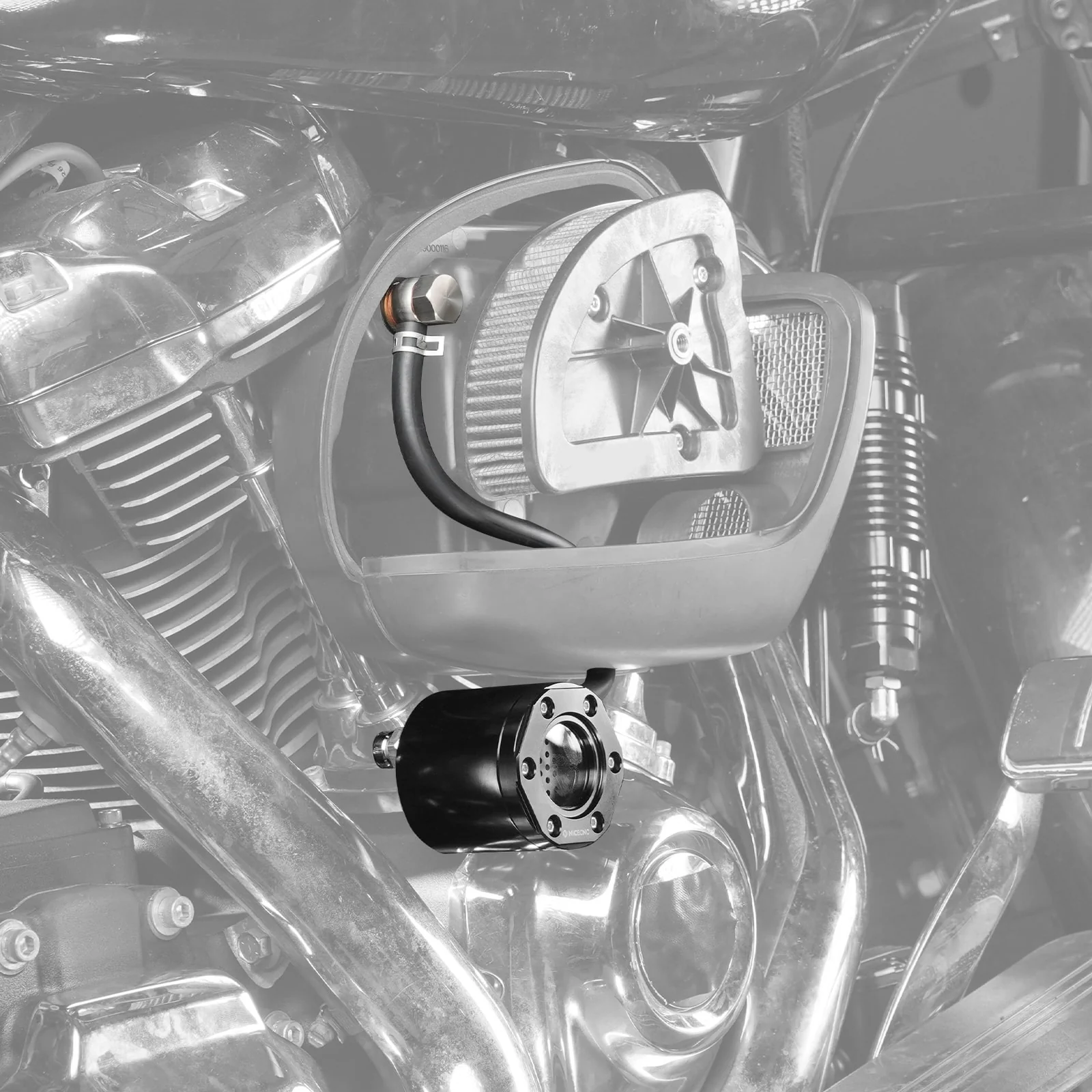 M8 Engine External Breather Kit For Harley Road King Electra Street Glide CVO Road Glide - Image 9