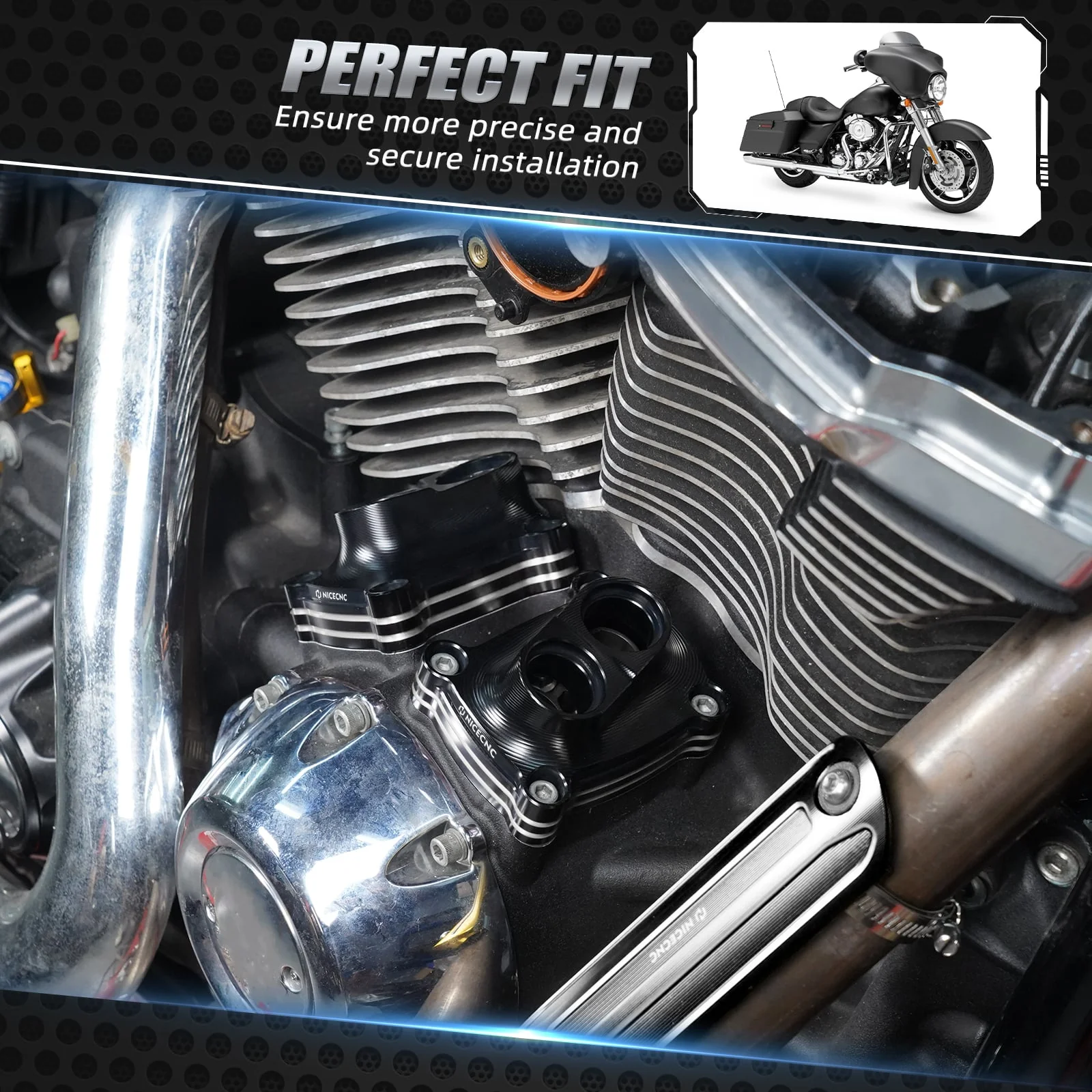 Pushrod Tube Cover Kit For Harley Softial Deluxe Fat Boy Heritage Classic 107 114 - Image 28