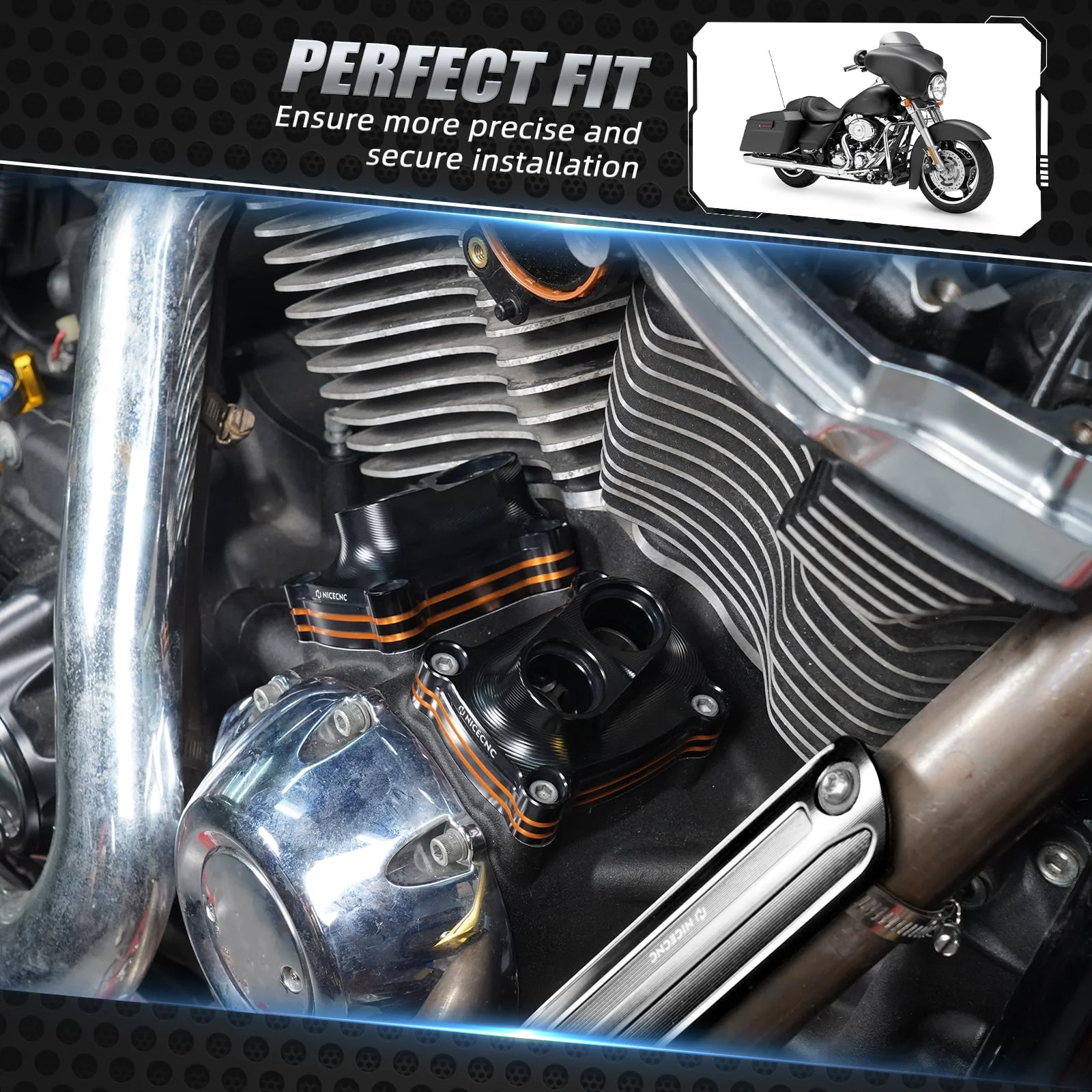 Pushrod Tube Cover Kit For Harley Softial Deluxe Fat Boy Heritage Classic 107 114 - Image 29