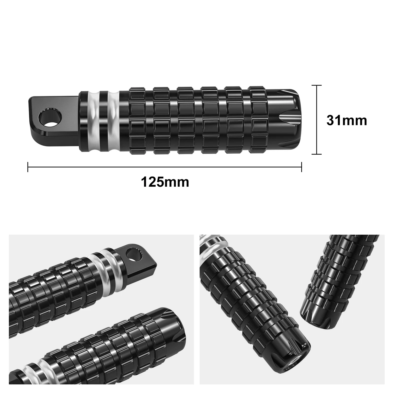 Rear Passenger Footpegs Footrest For Harley Sportster 1200 72 48 XL Iron 883 - Image 12