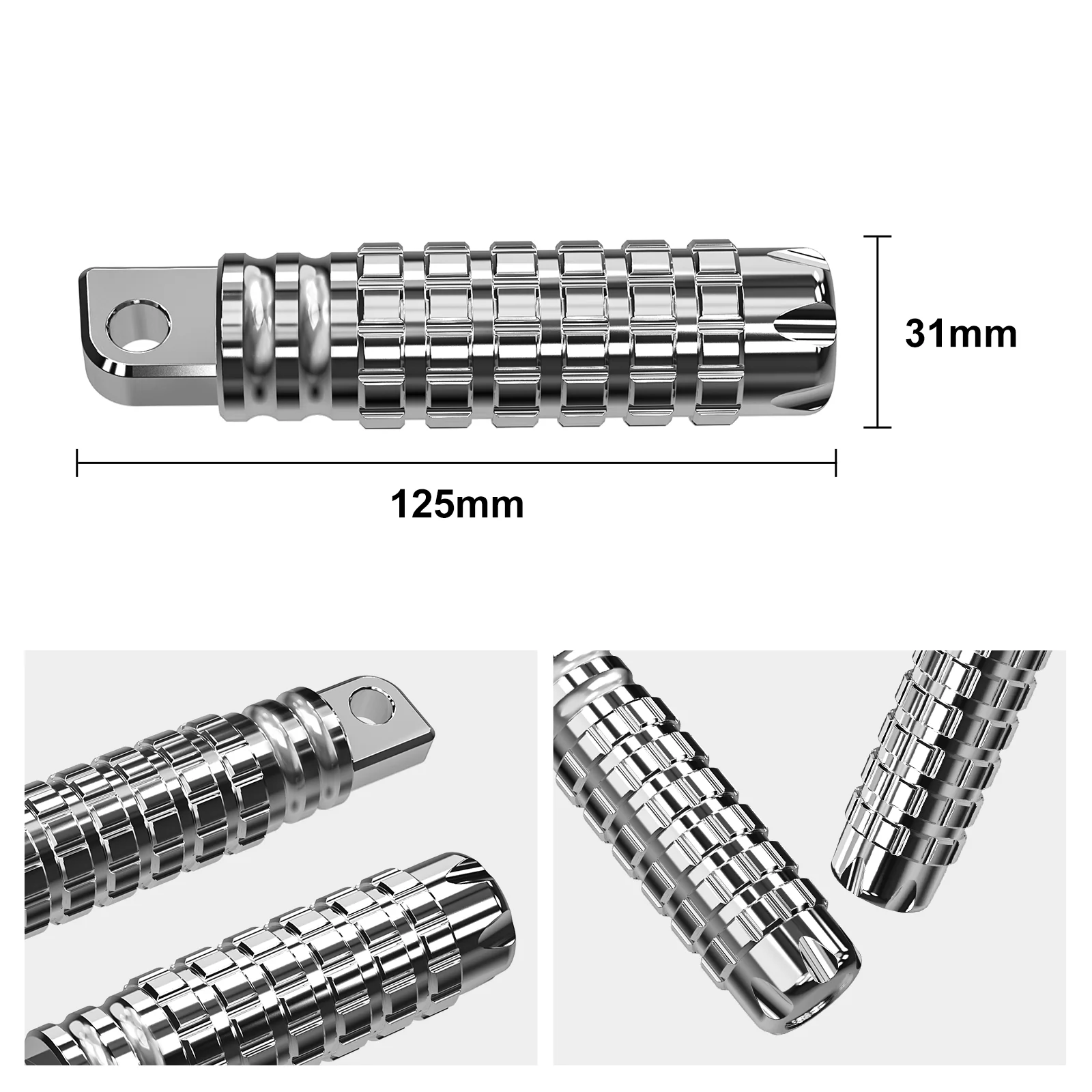 Rear Passenger Footpegs Footrest For Harley Sportster 1200 72 48 XL Iron 883 - Image 18