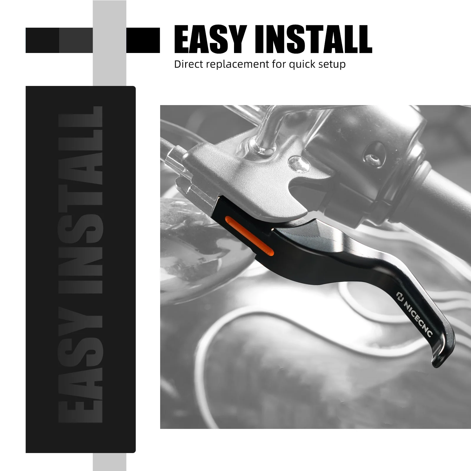 2-Finger Short Brake Clutch Levers For Harley Sportster 1200 48 XL Iron 883 XL883N - Image 2
